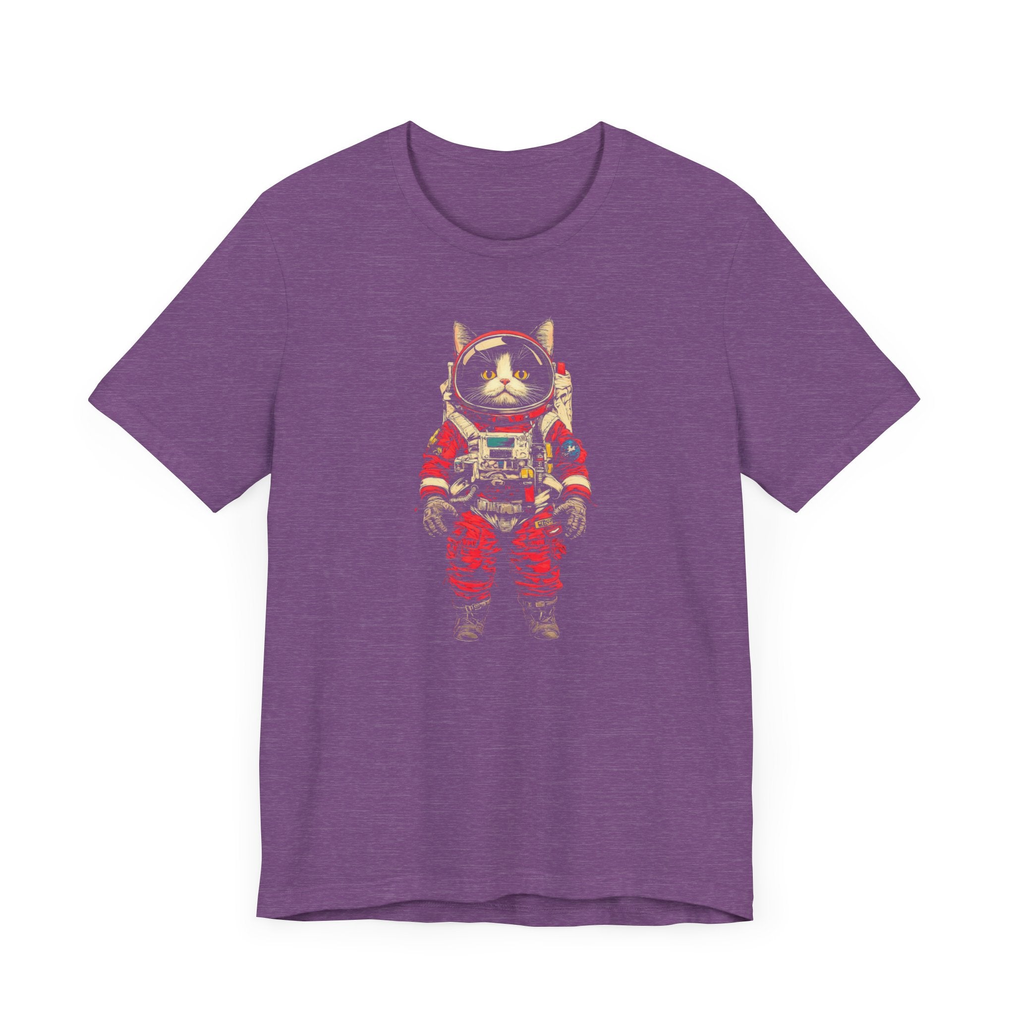 Fearless Space Cat Astronaut Graphic Tee