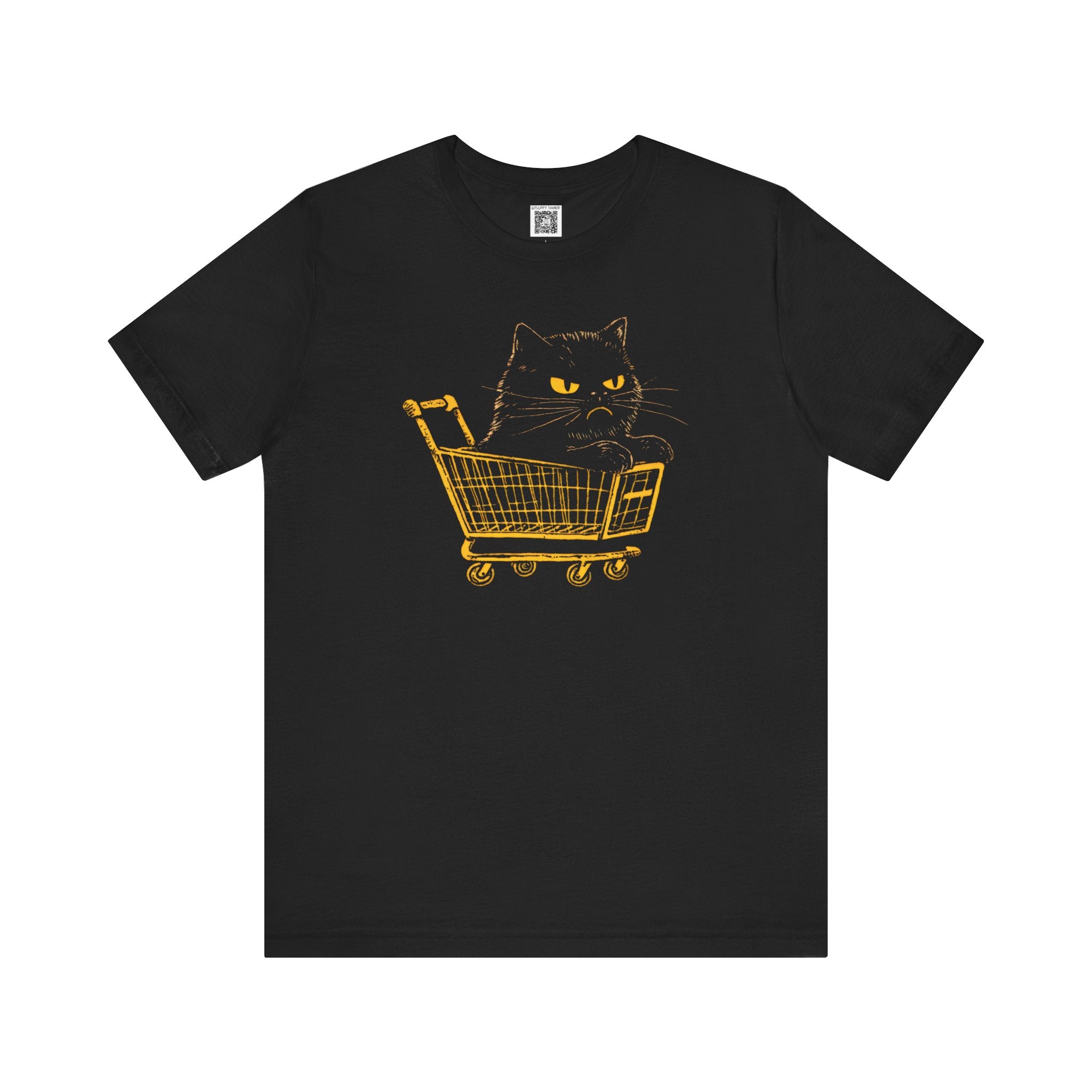 Cat in Shopping Cart T-Shirt