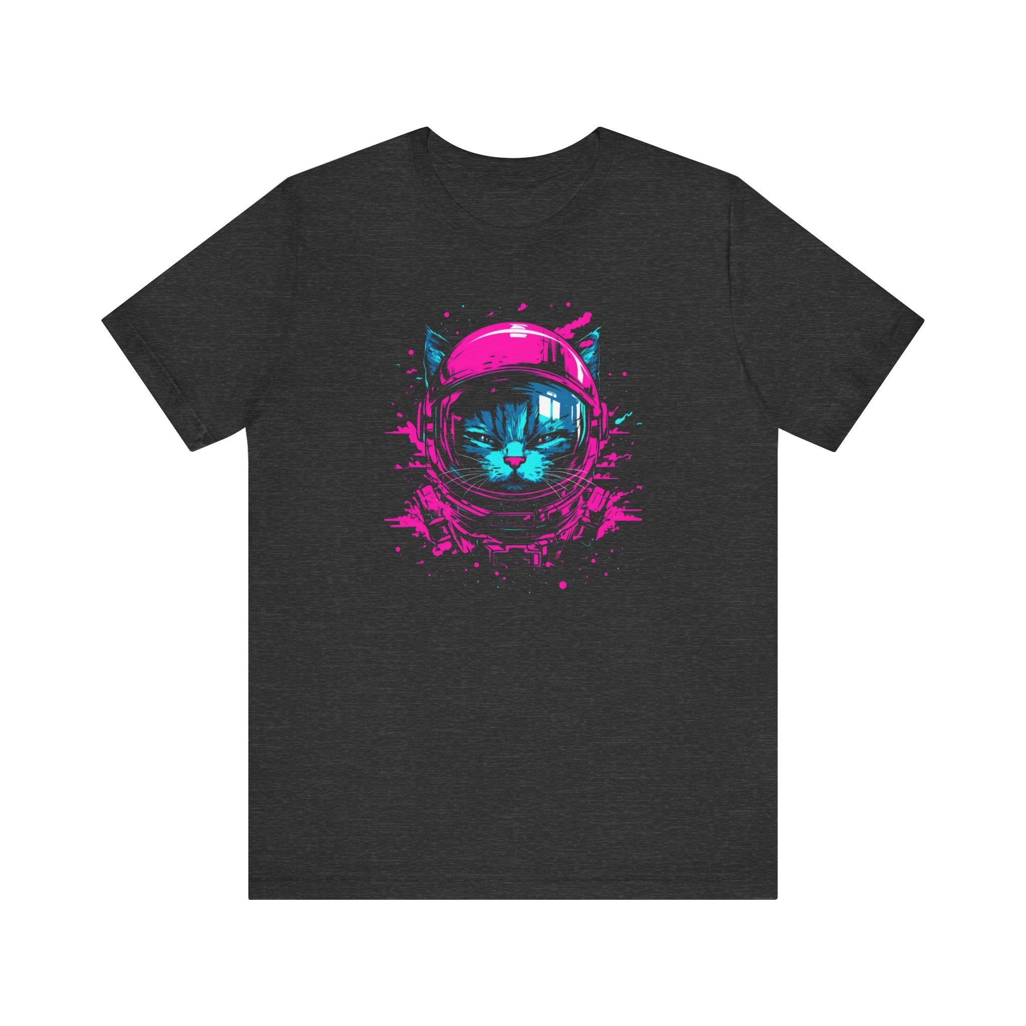 Neon Astronaut Cat T-Shirt