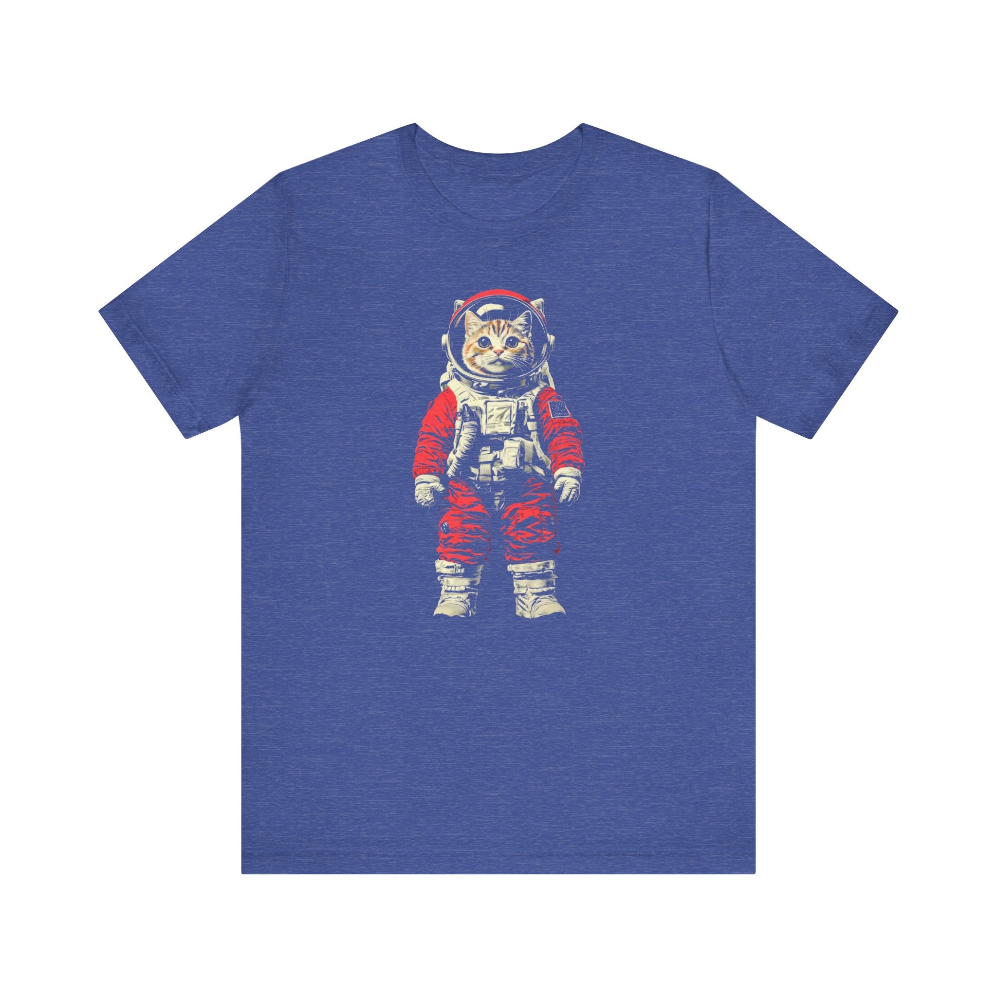 Adventurous Cat Astronaut Graphic Tee
