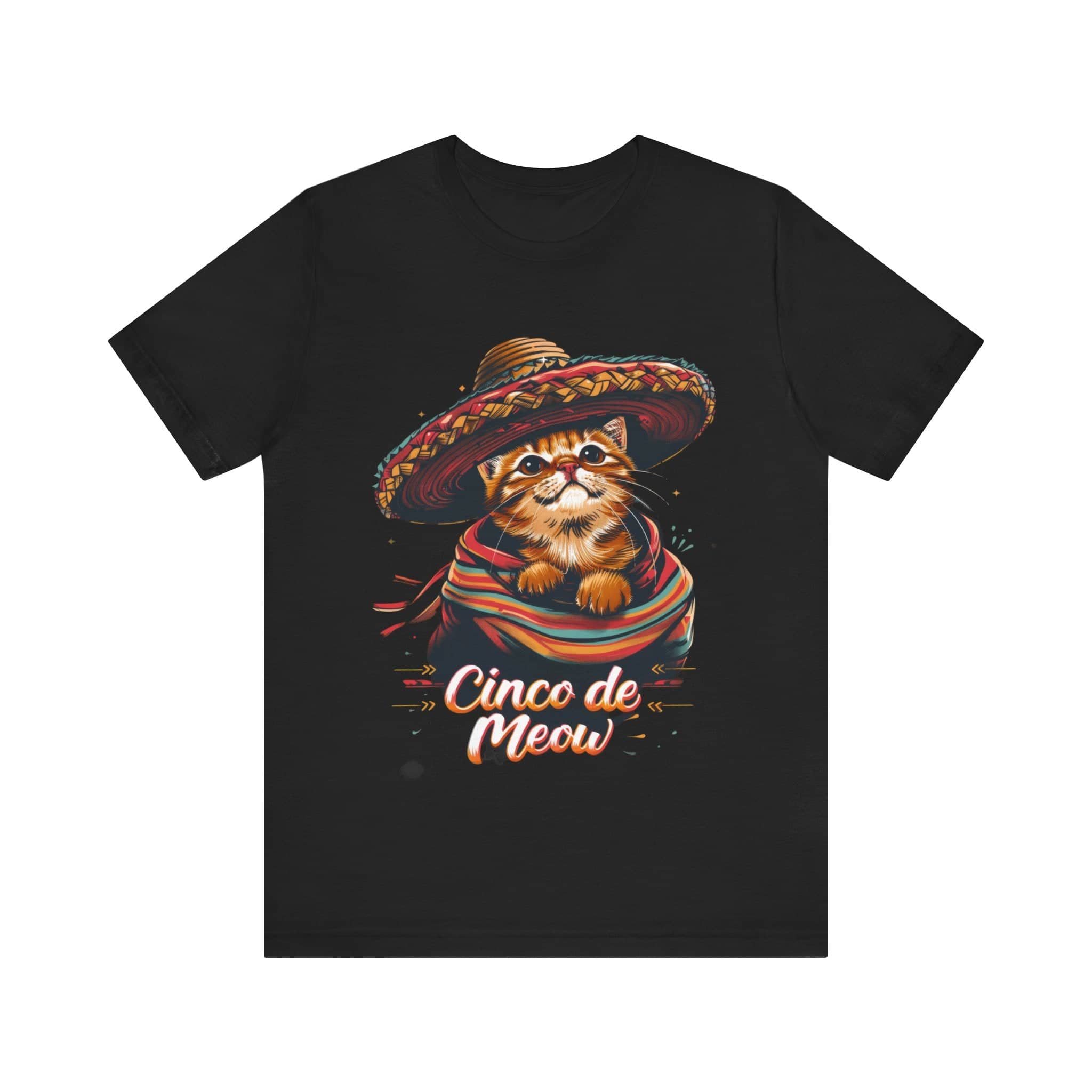 Cinco De Meow Kitten Unisex Jersey Short Sleeve Tee