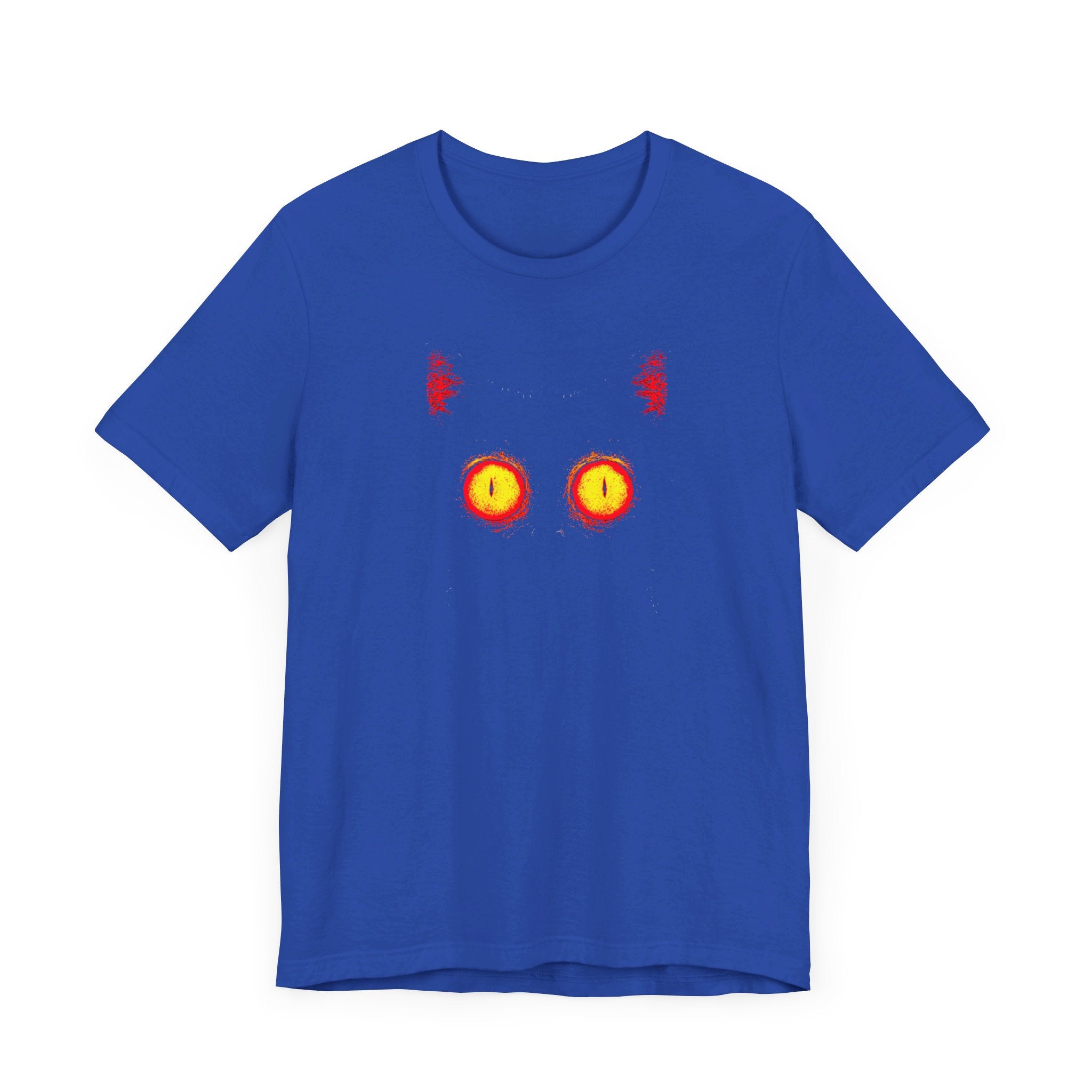 Glowing Cat Eyes T-Shirt – Mysterious Black Cat Tee
