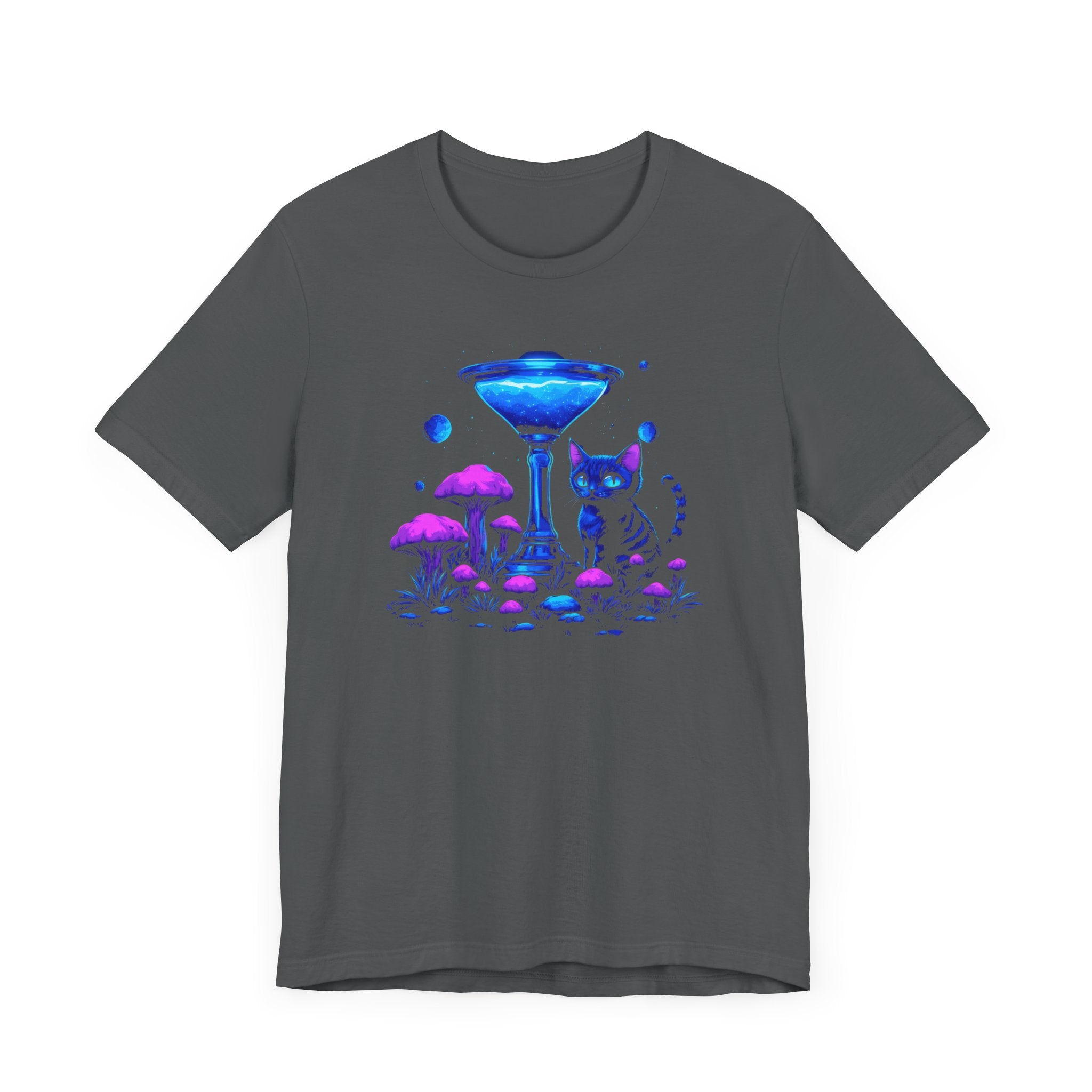 Mystical Neon Cat T-Shirt