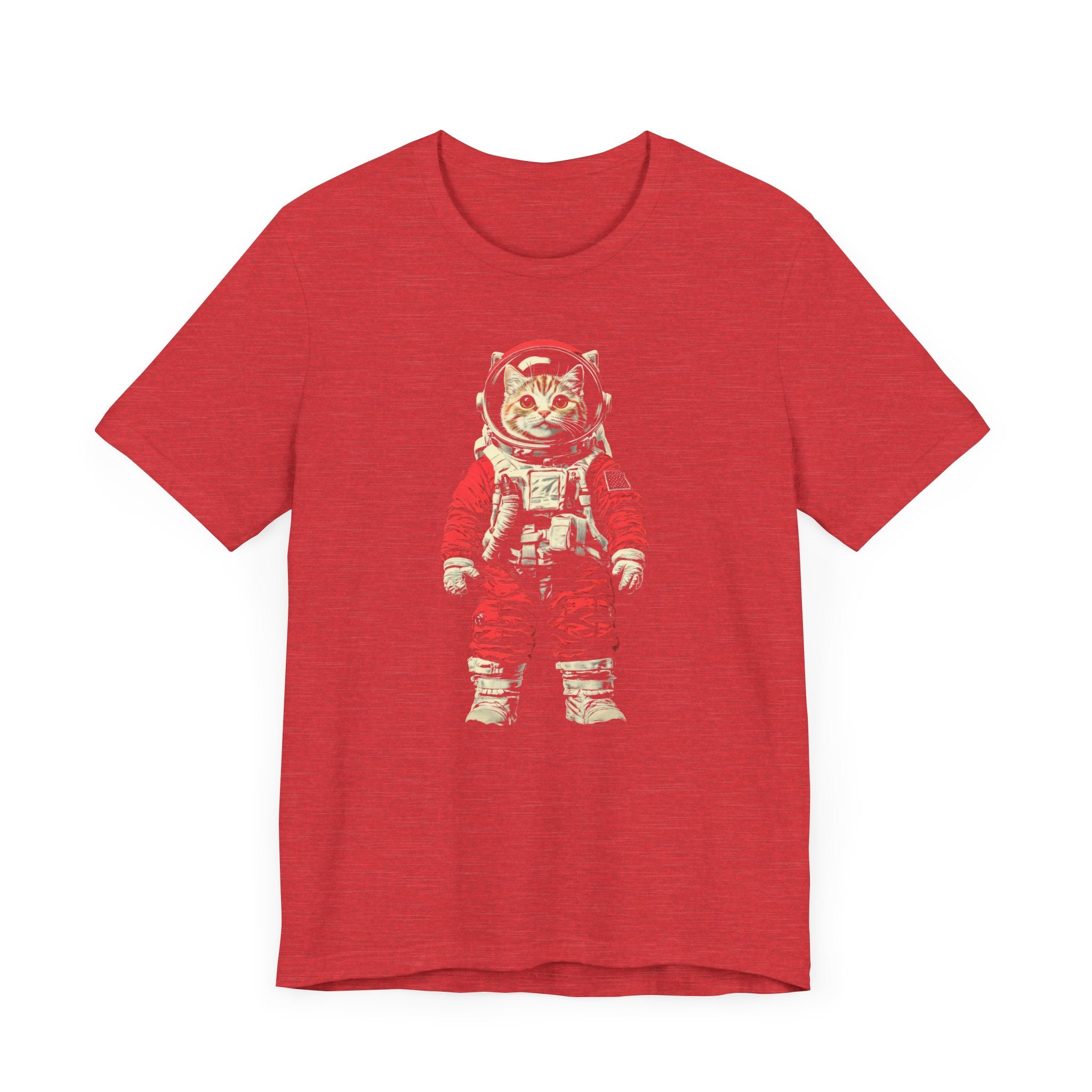 Adventurous Cat Astronaut Graphic Tee