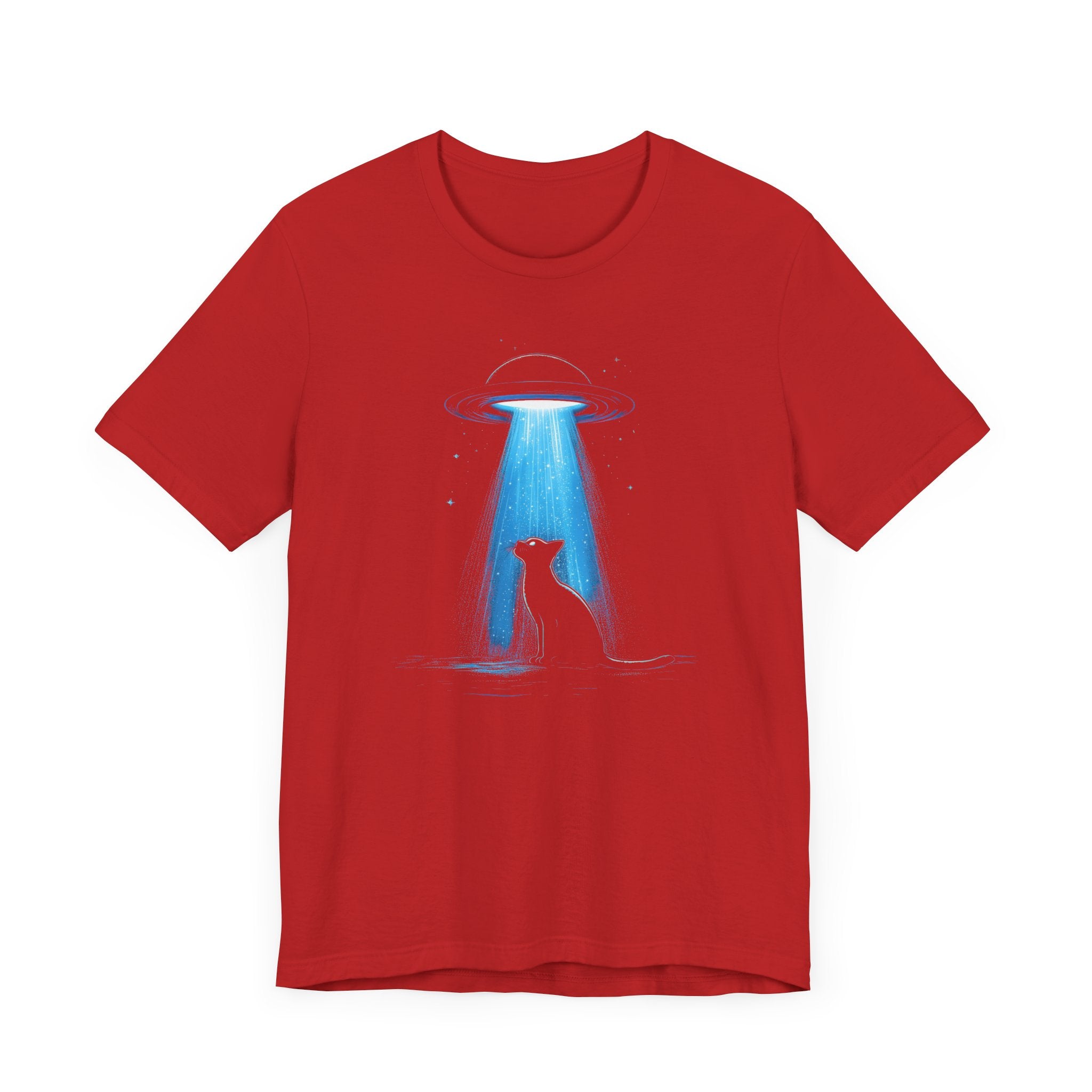Alien Abduction Cat T-Shirt