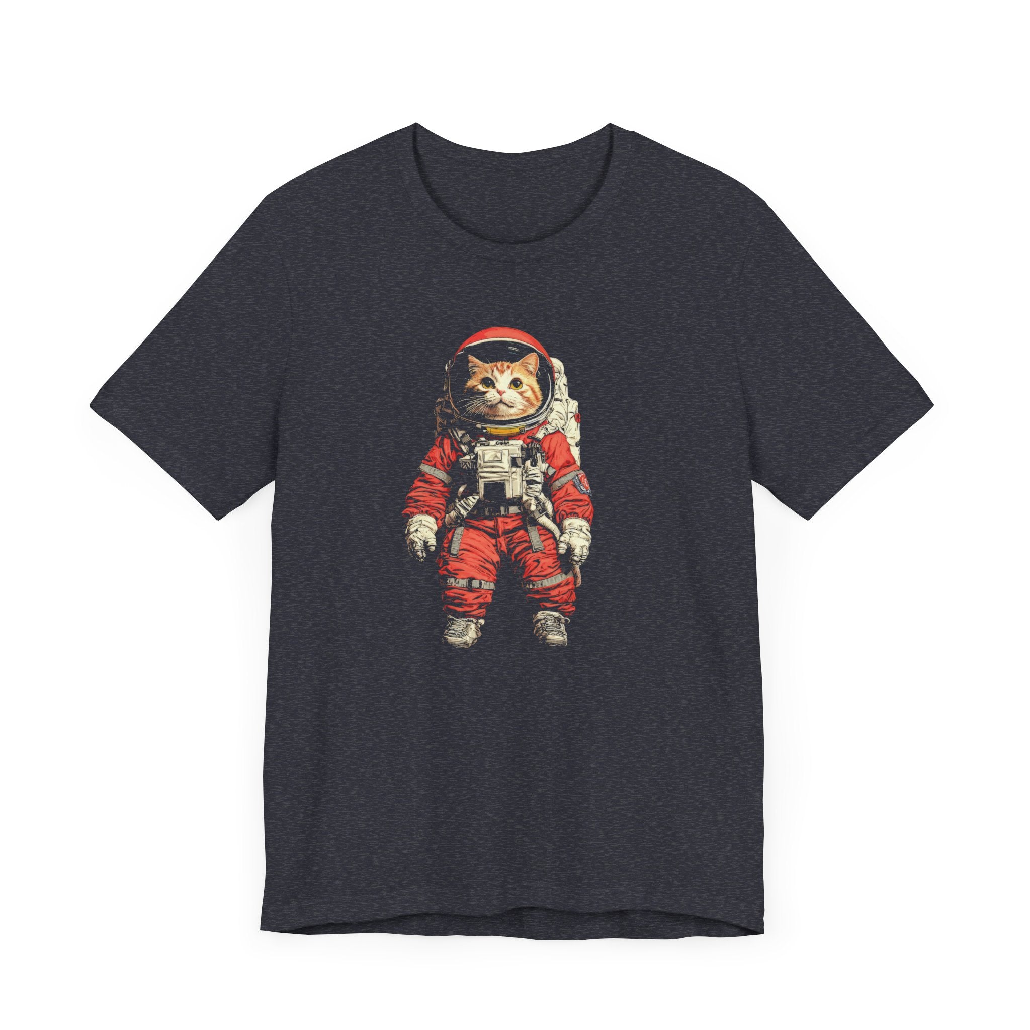 Courageous Cat Astronaut Graphic Tee
