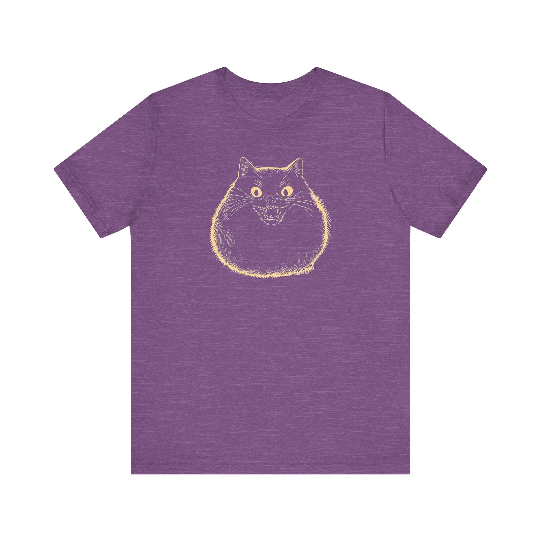 Spooky Black Cat Graphic T-Shirt