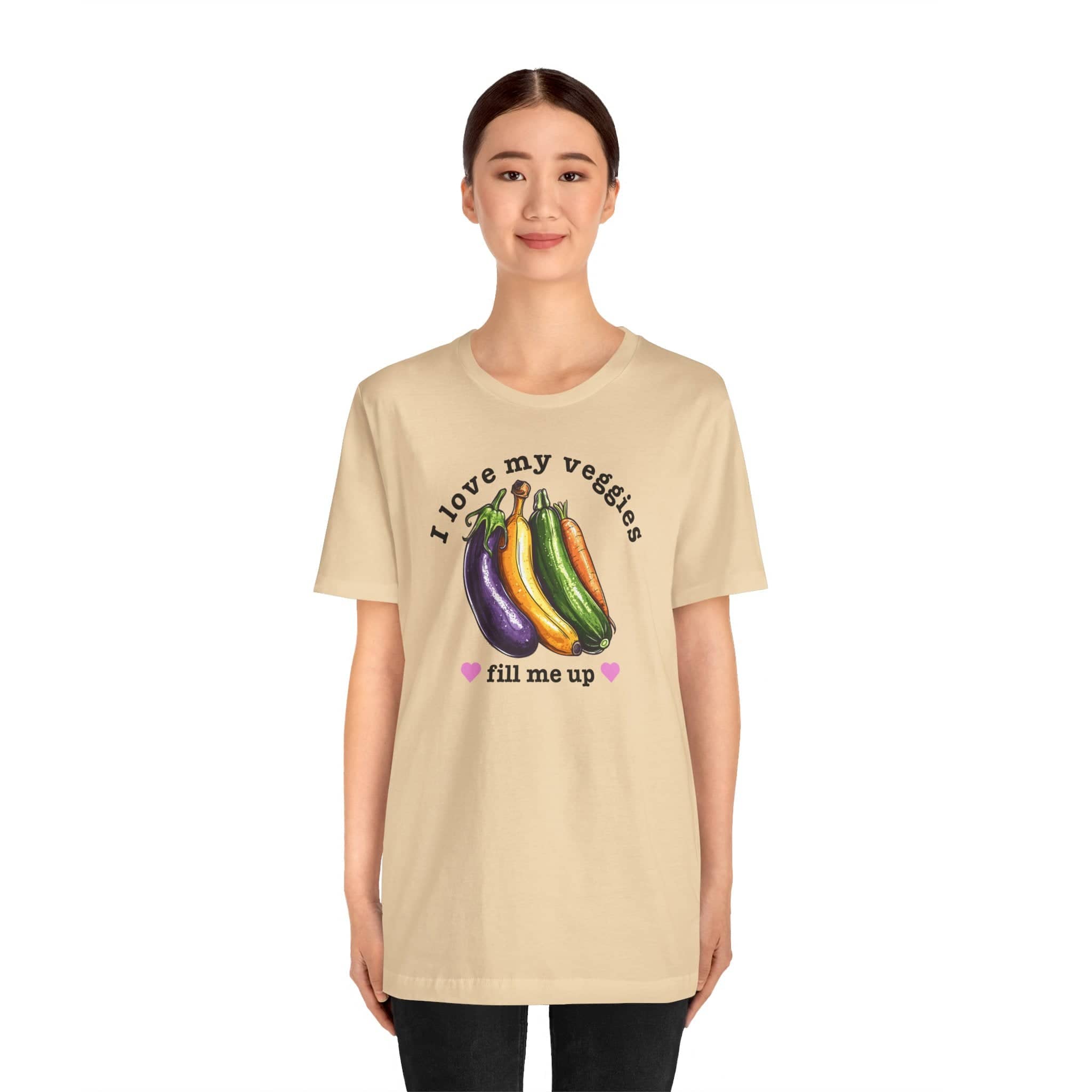 I Love My Veggies Fill Me Up Shirt Funny Vegetable Lover Tee