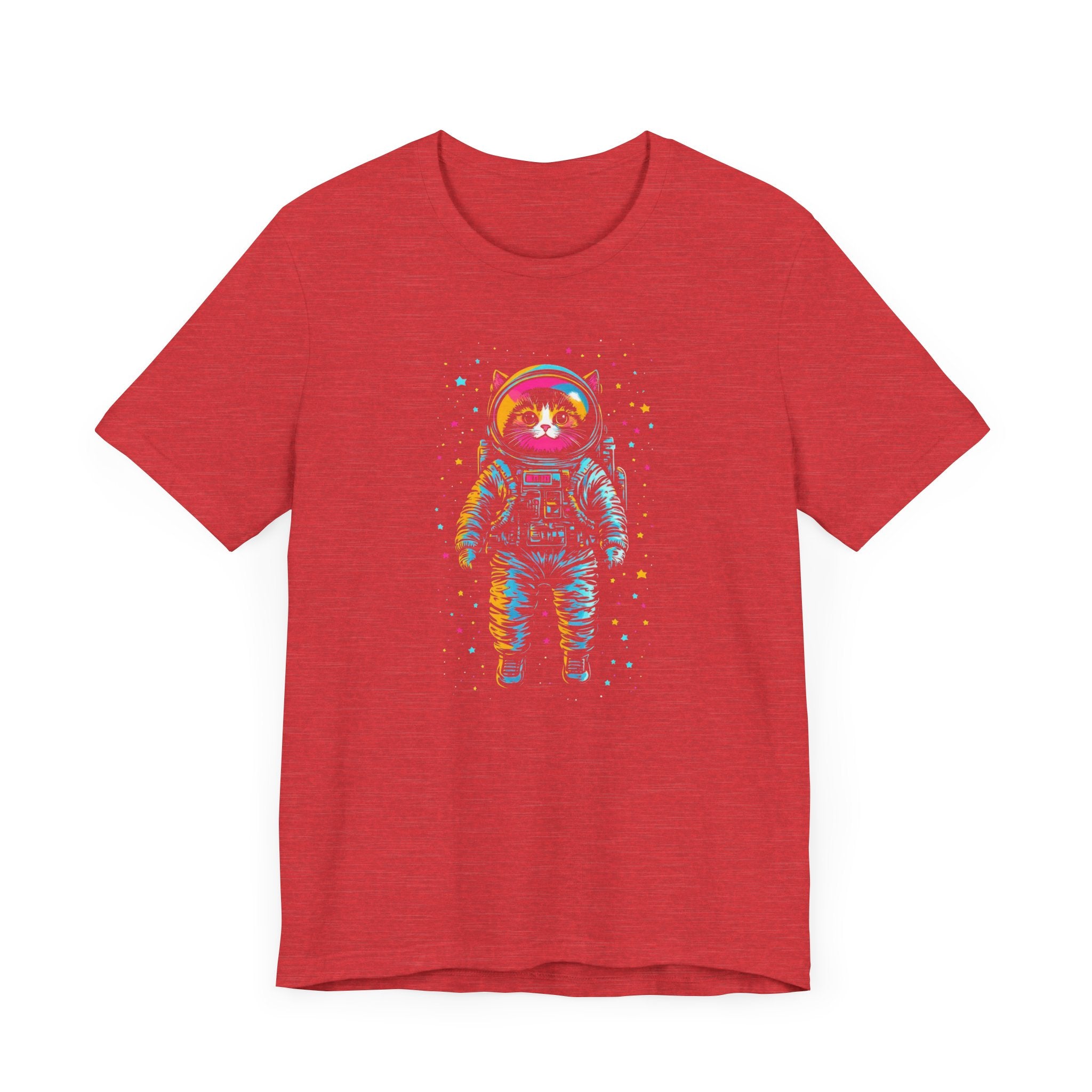 Neon Cosmic Catstronaut T-Shirt