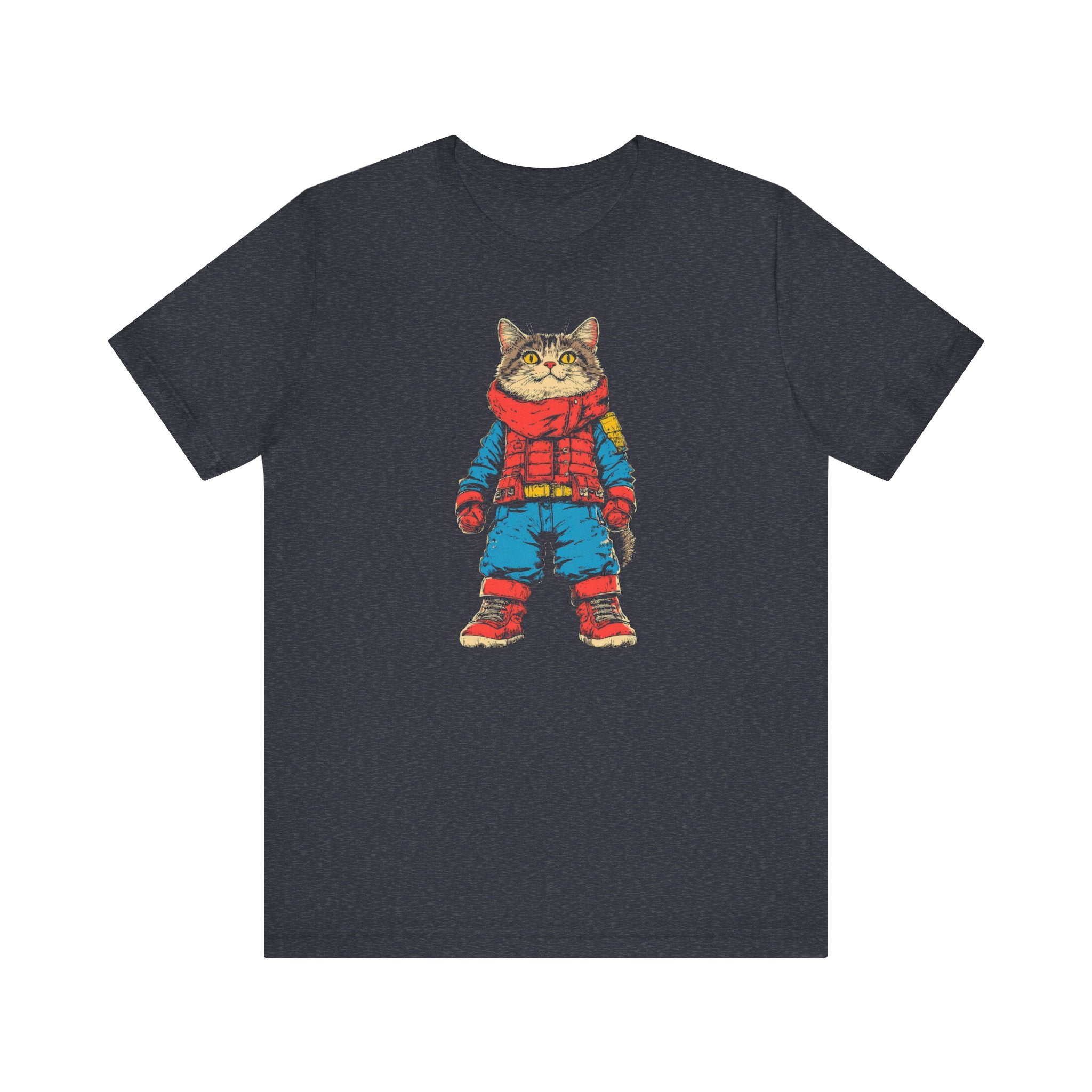 Adventurous Cat Explorer Graphic Tee