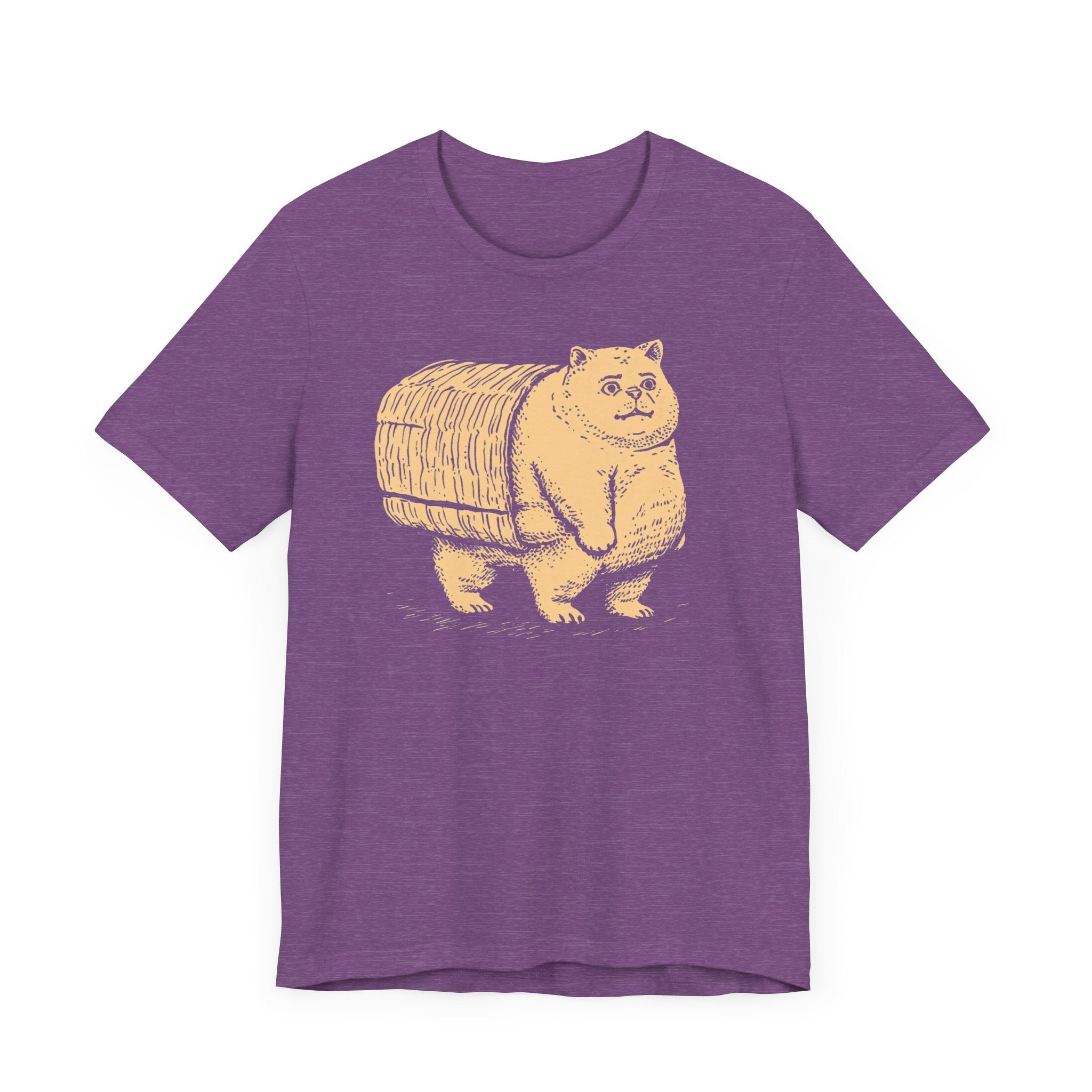 Cat Carrying Basket Graphic Tee