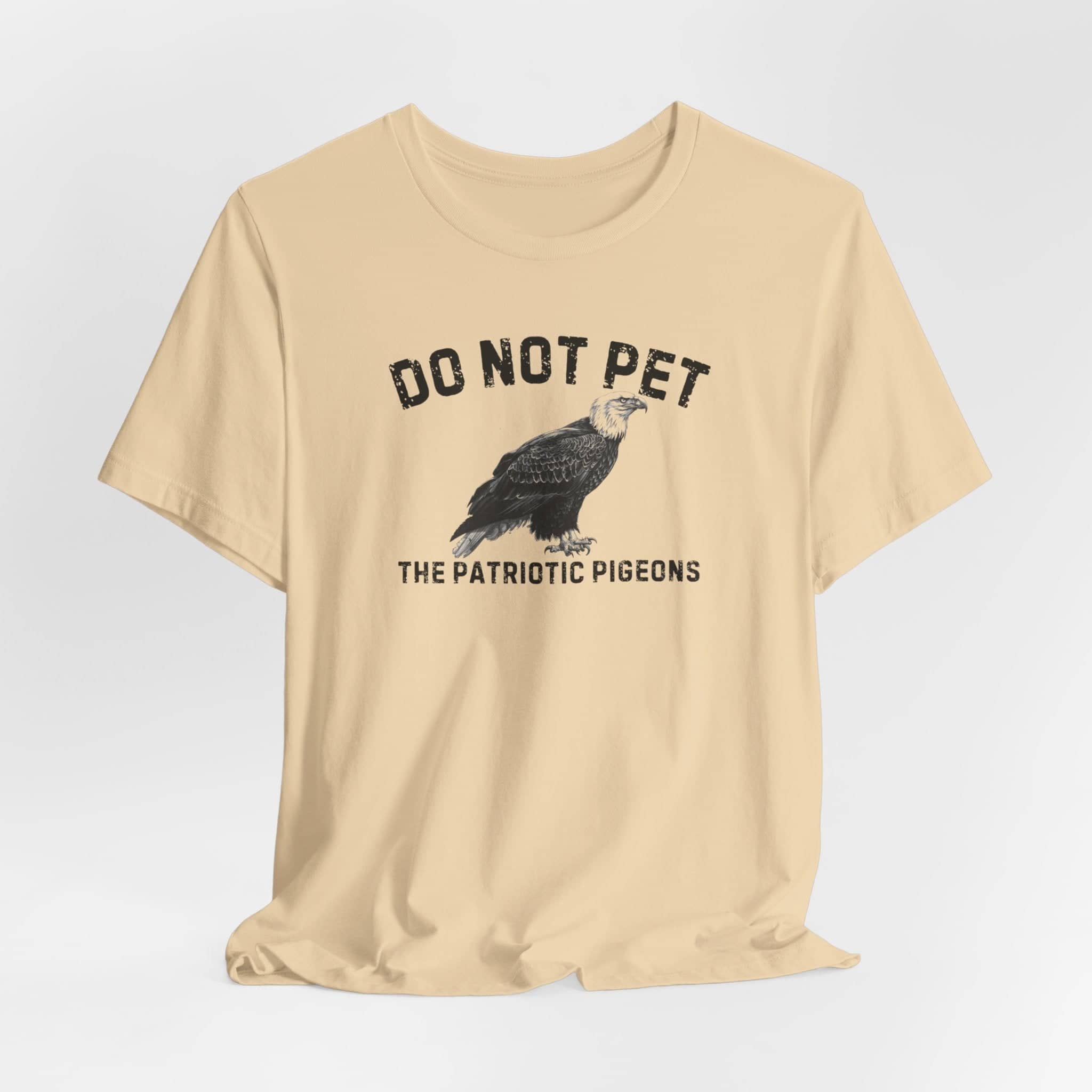 Do Not Pet The Patriotic Pigeons Shirt Funny Eagle Lover Tee