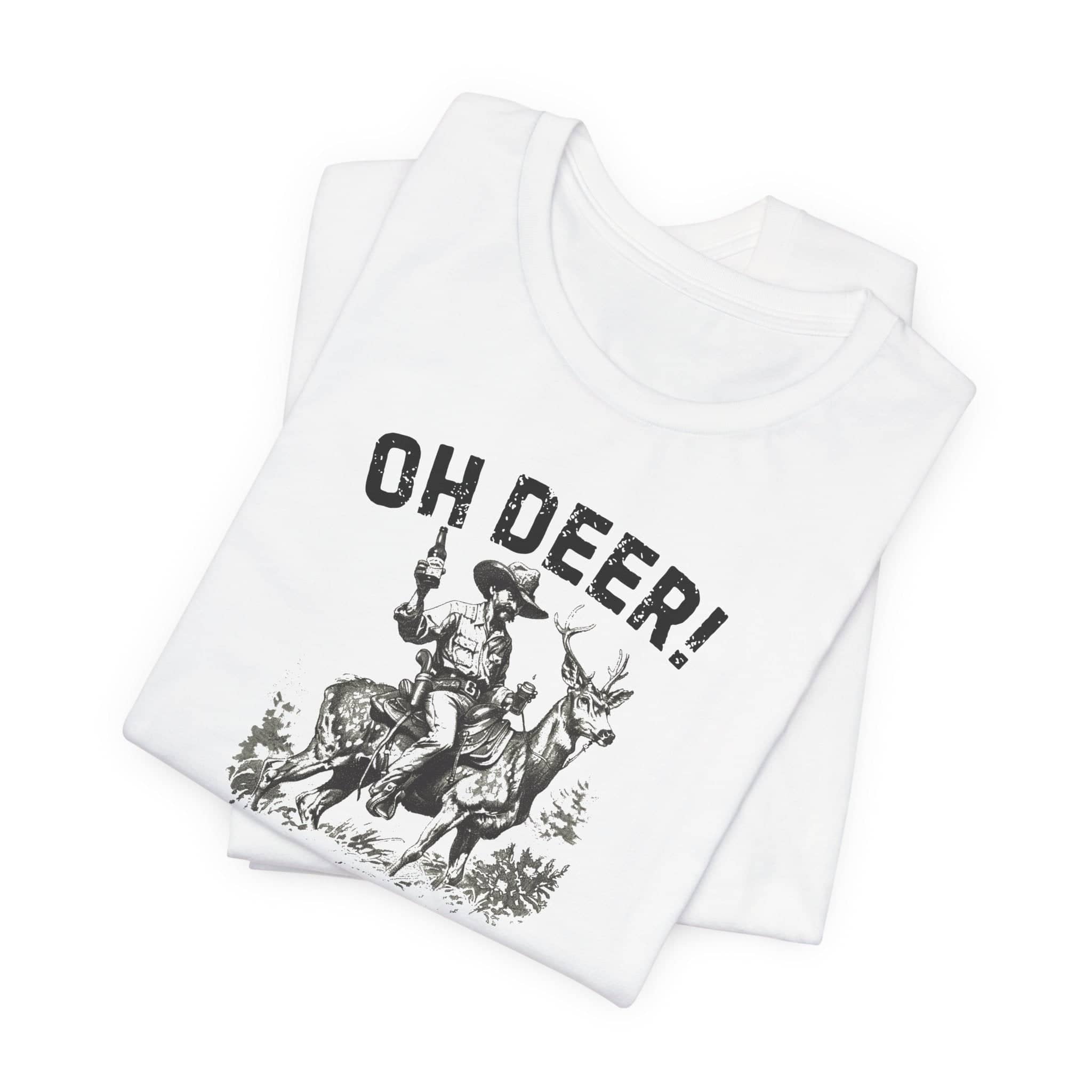 Oh Deer Its Time For Beer Shirt Funny Drinking Tee