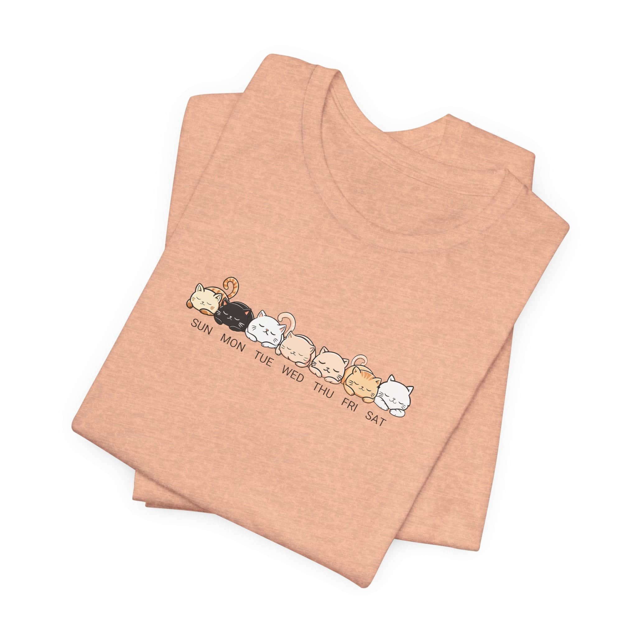 Weekly Cat Faces T-Shirt