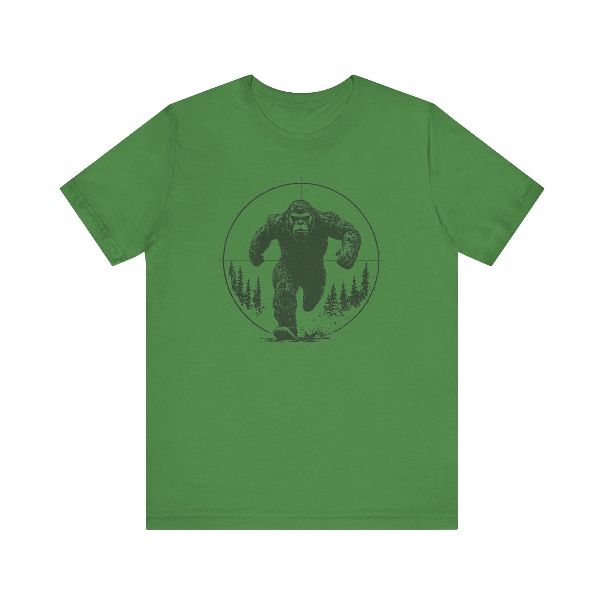 Bigfoot in Crosshairs T-Shirt Funny Adventure Design