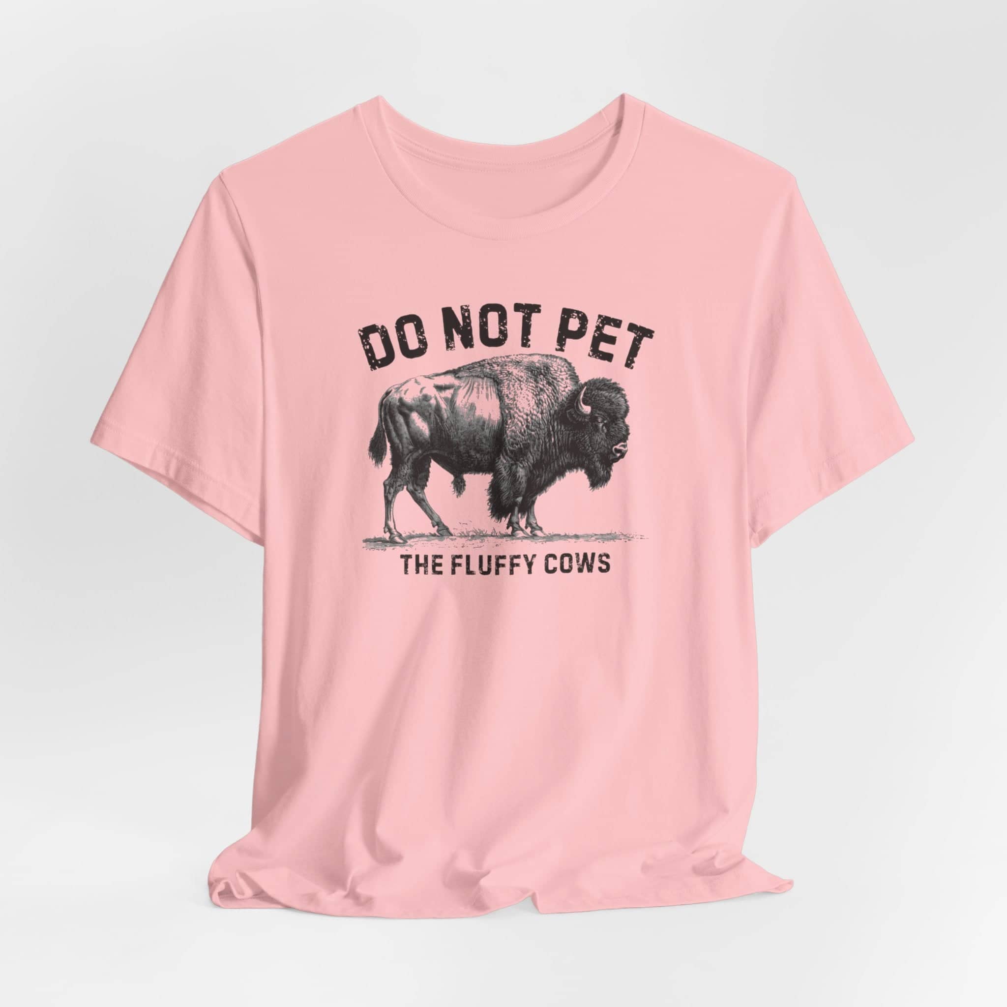 Do Not Pet The Fluffy Cows Shirt Funny Animal Lover Tee