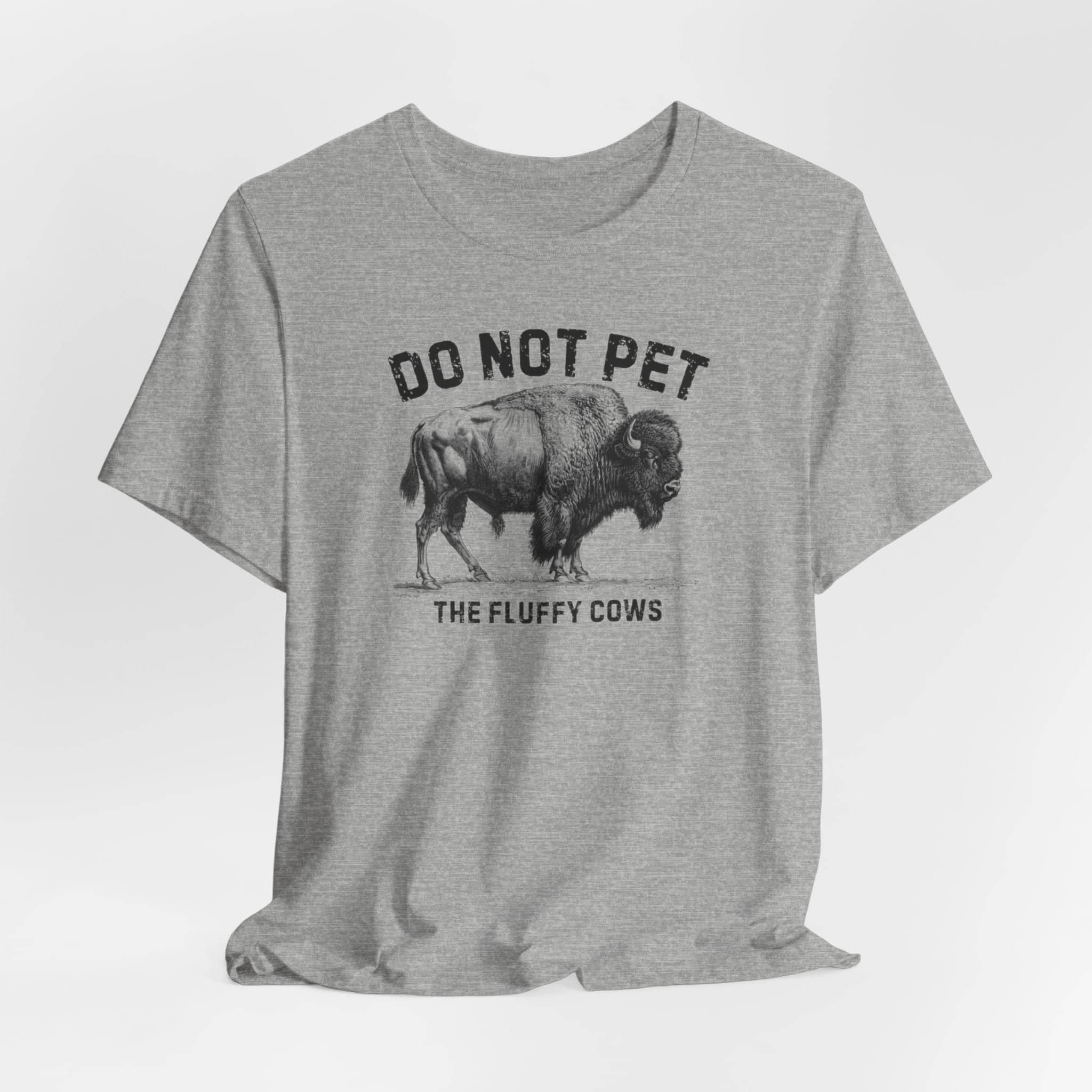 Do Not Pet The Fluffy Cows Shirt Funny Animal Lover Tee