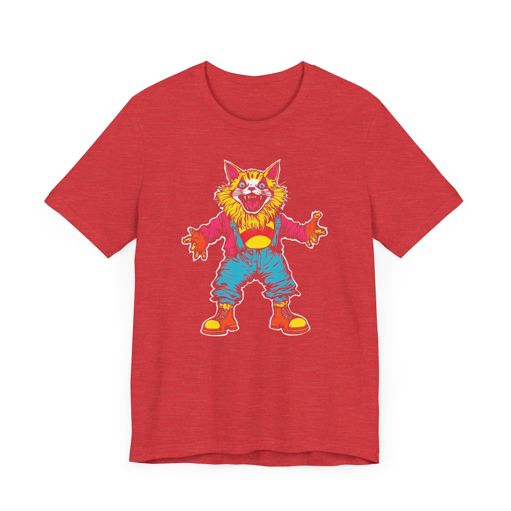 Colorful Clown Cat T-Shirt
