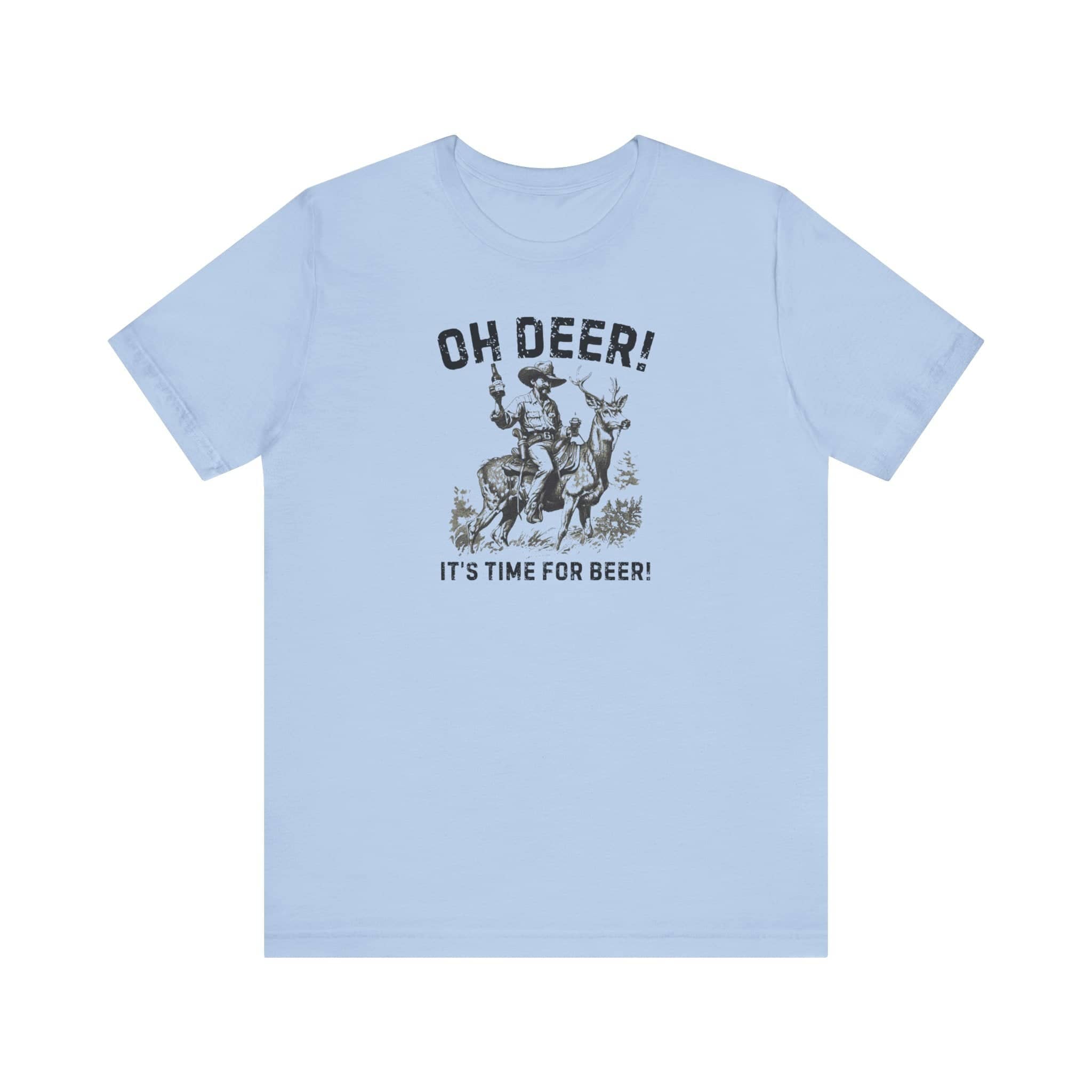 Oh Deer Its Time For Beer Shirt Funny Drinking Tee