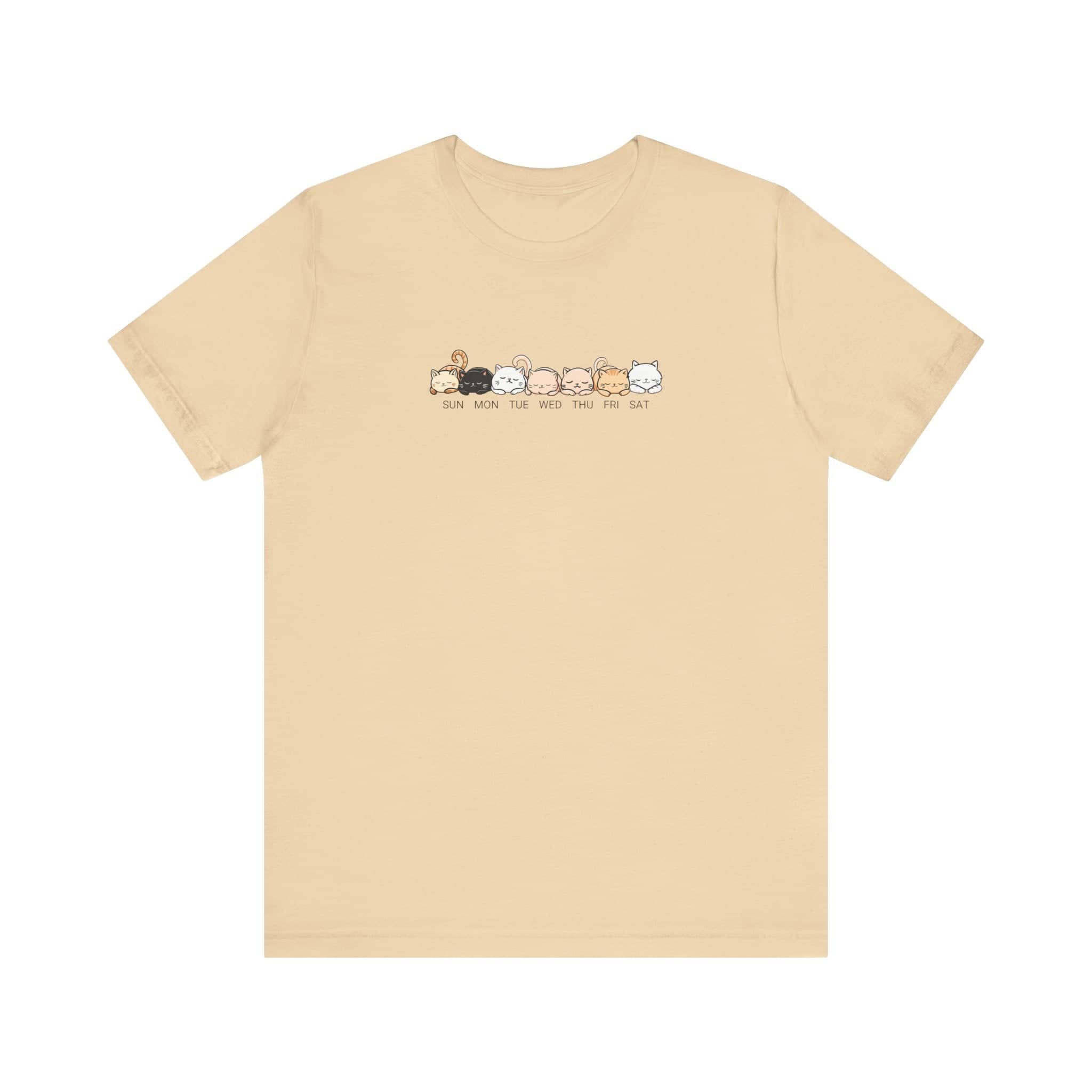 Weekly Cat Faces T-Shirt