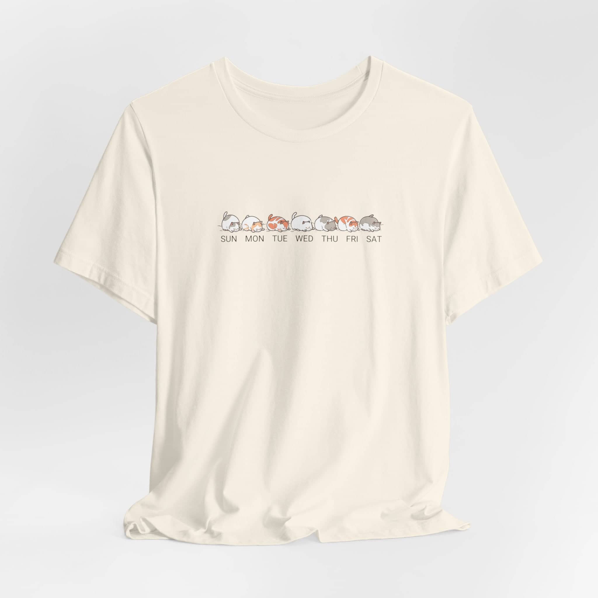 Lazy Cat Week T-Shirt