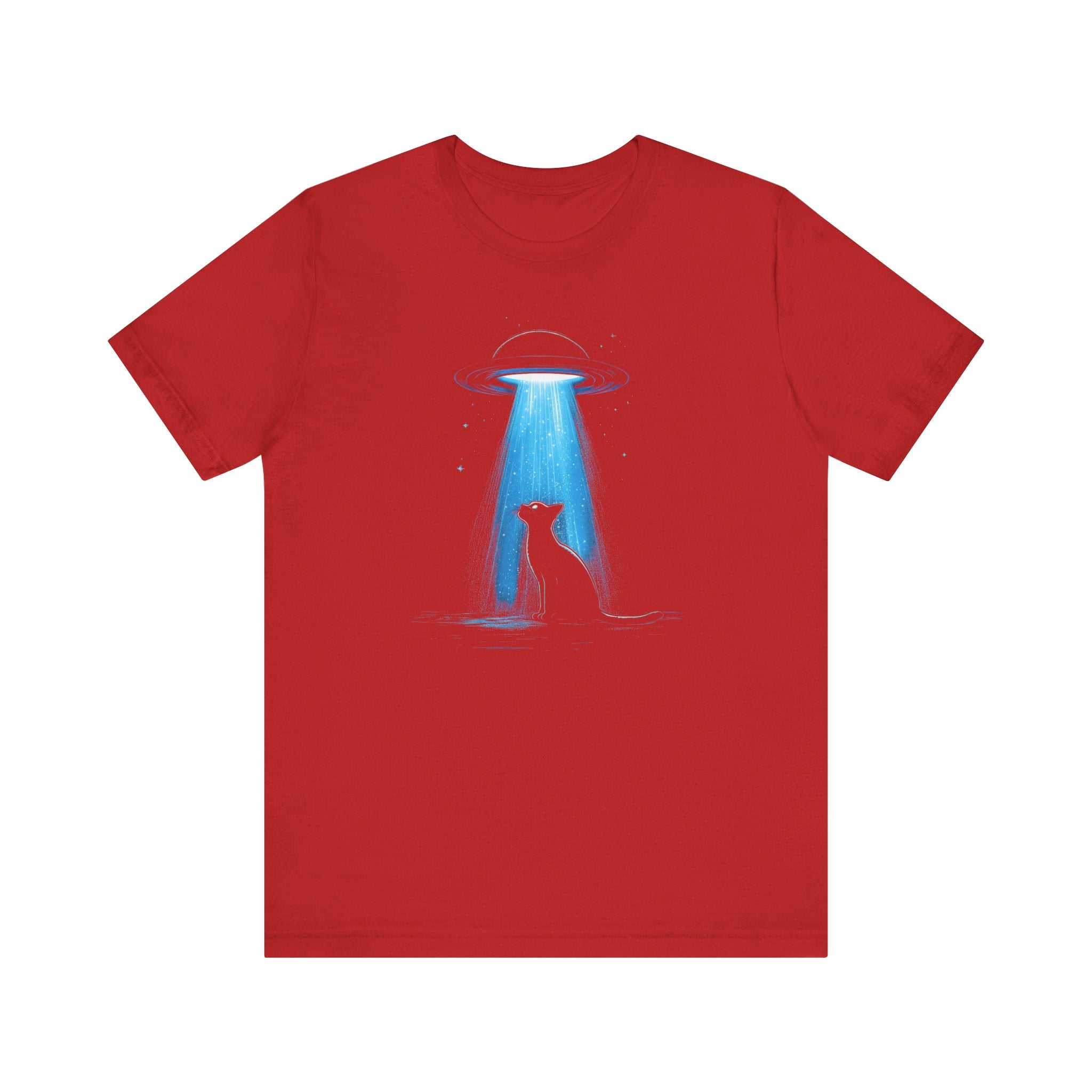 Alien Abduction Cat T-Shirt