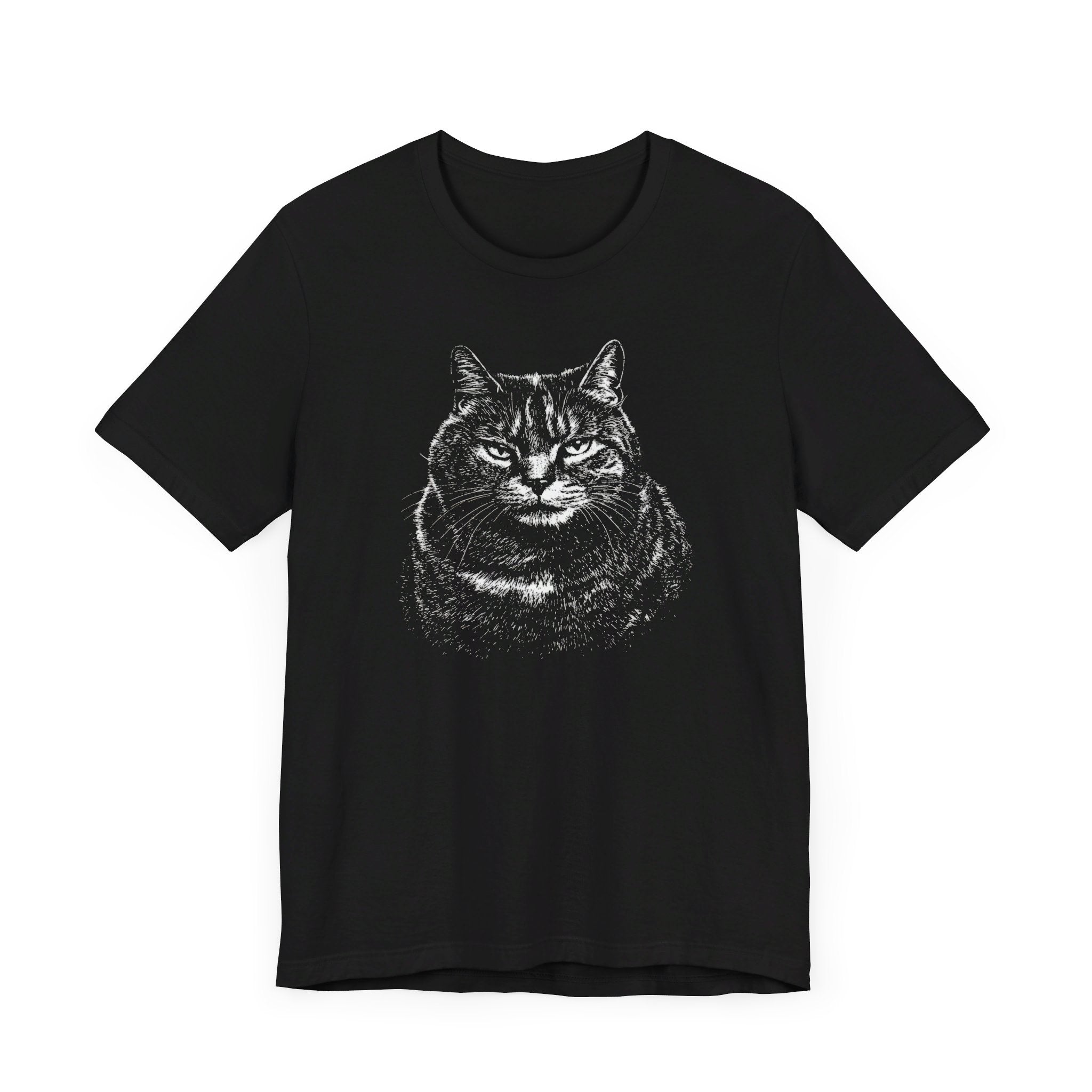 Grumpy Cat Face T-Shirt – Hilarious Cat Lover Tee