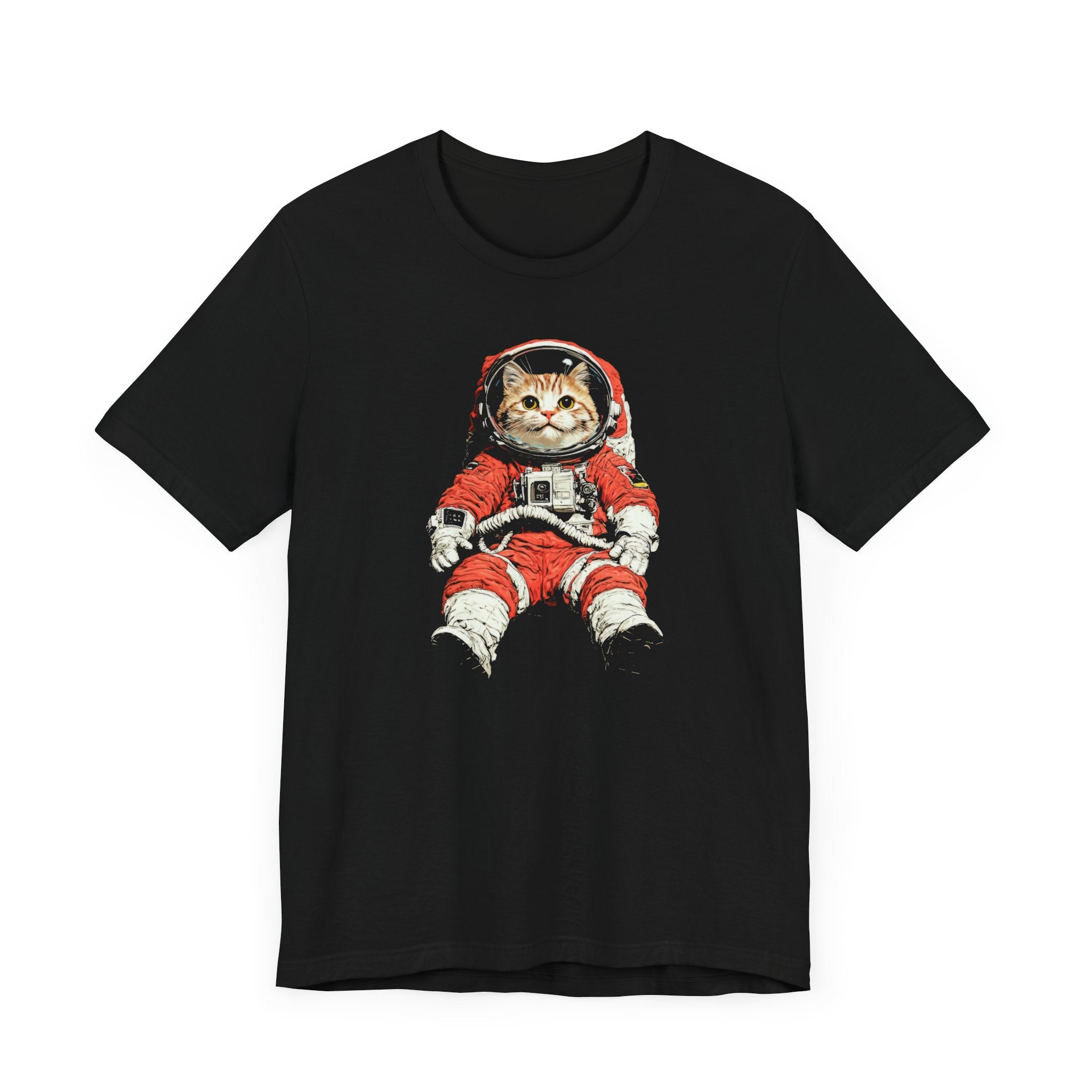 Floating Space Cat Graphic Tee