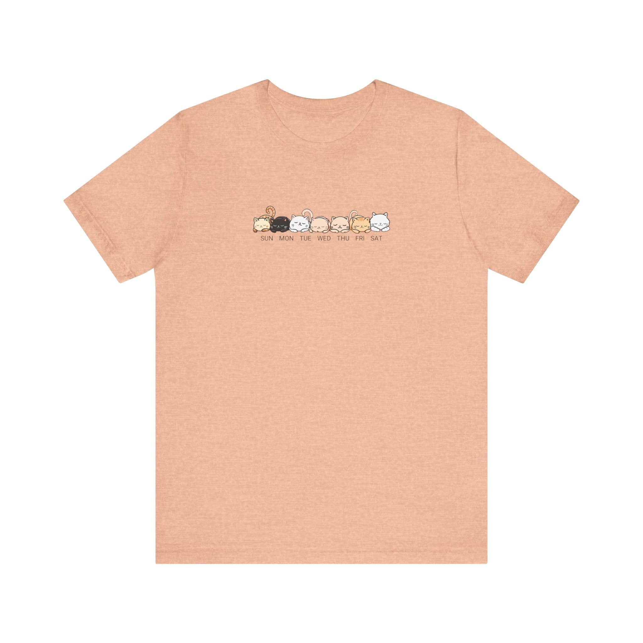 Weekly Cat Faces T-Shirt