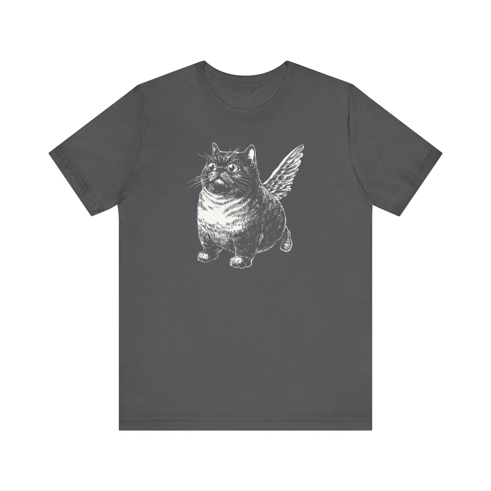 Whimsical Winged Cat T-Shirt