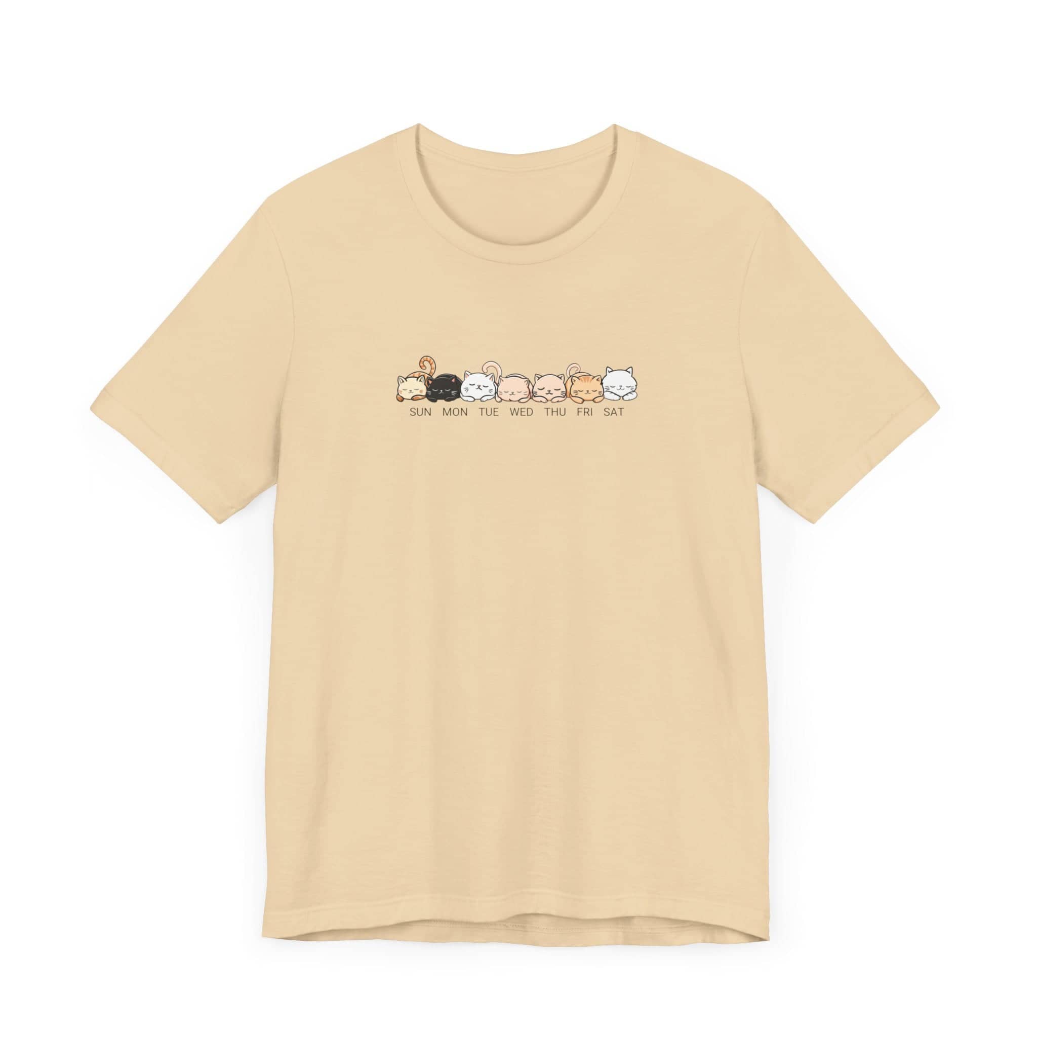 Weekly Cat Faces T-Shirt