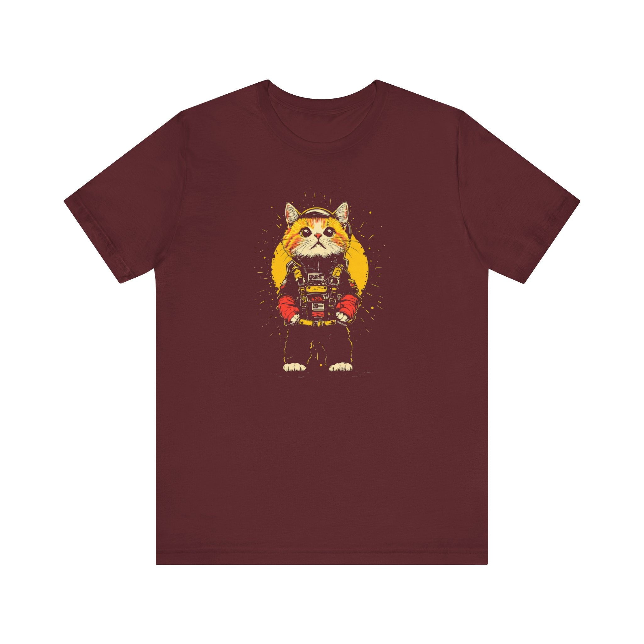 Space Cat Astronaut Graphic Tee