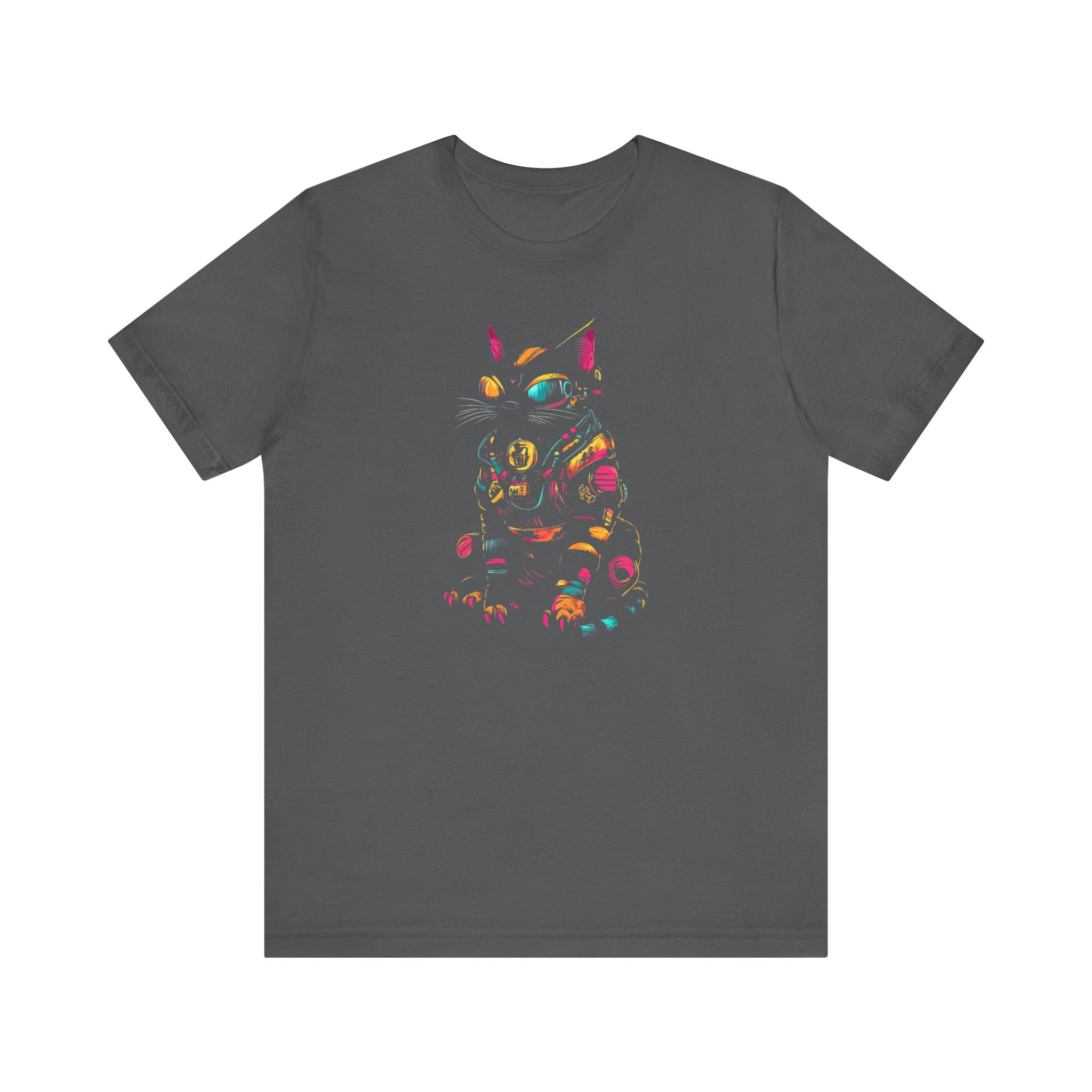 Neon Cyber Cat T-Shirt