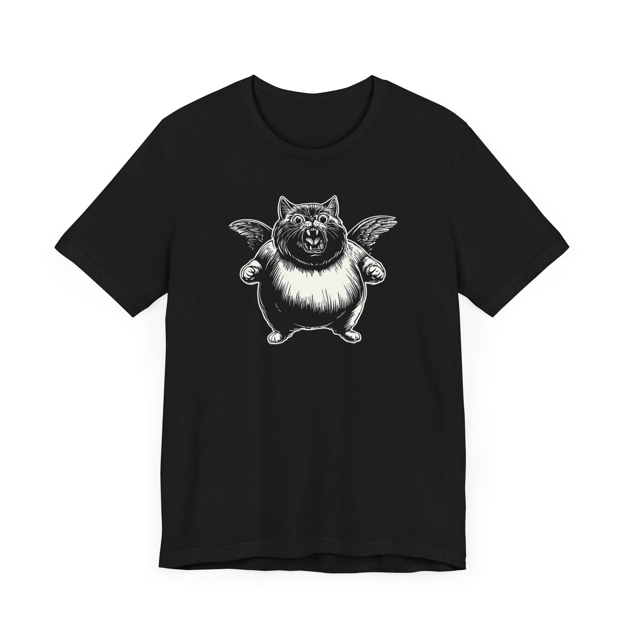 Whimsical Winged Cat T-Shirt