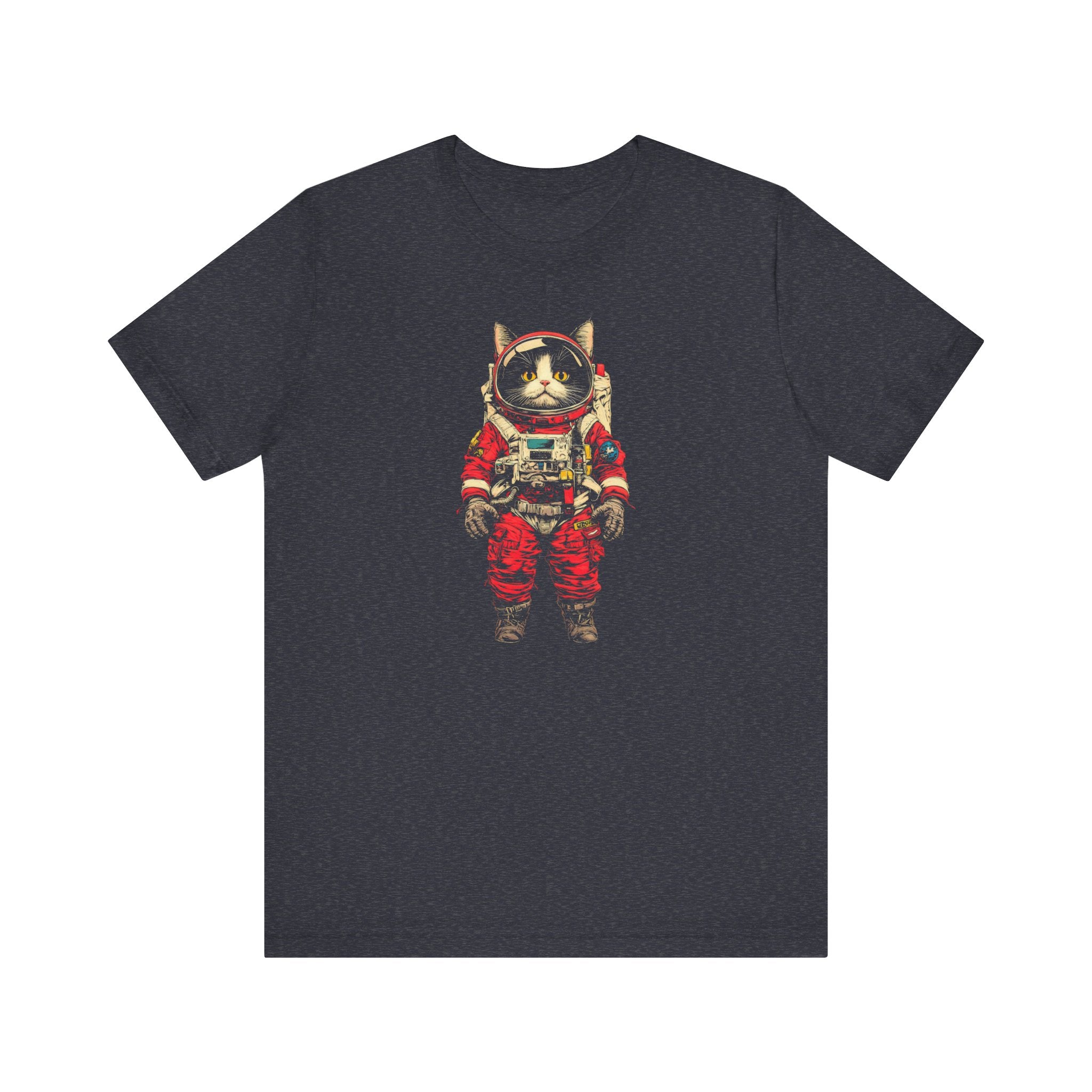 Fearless Space Cat Astronaut Graphic Tee