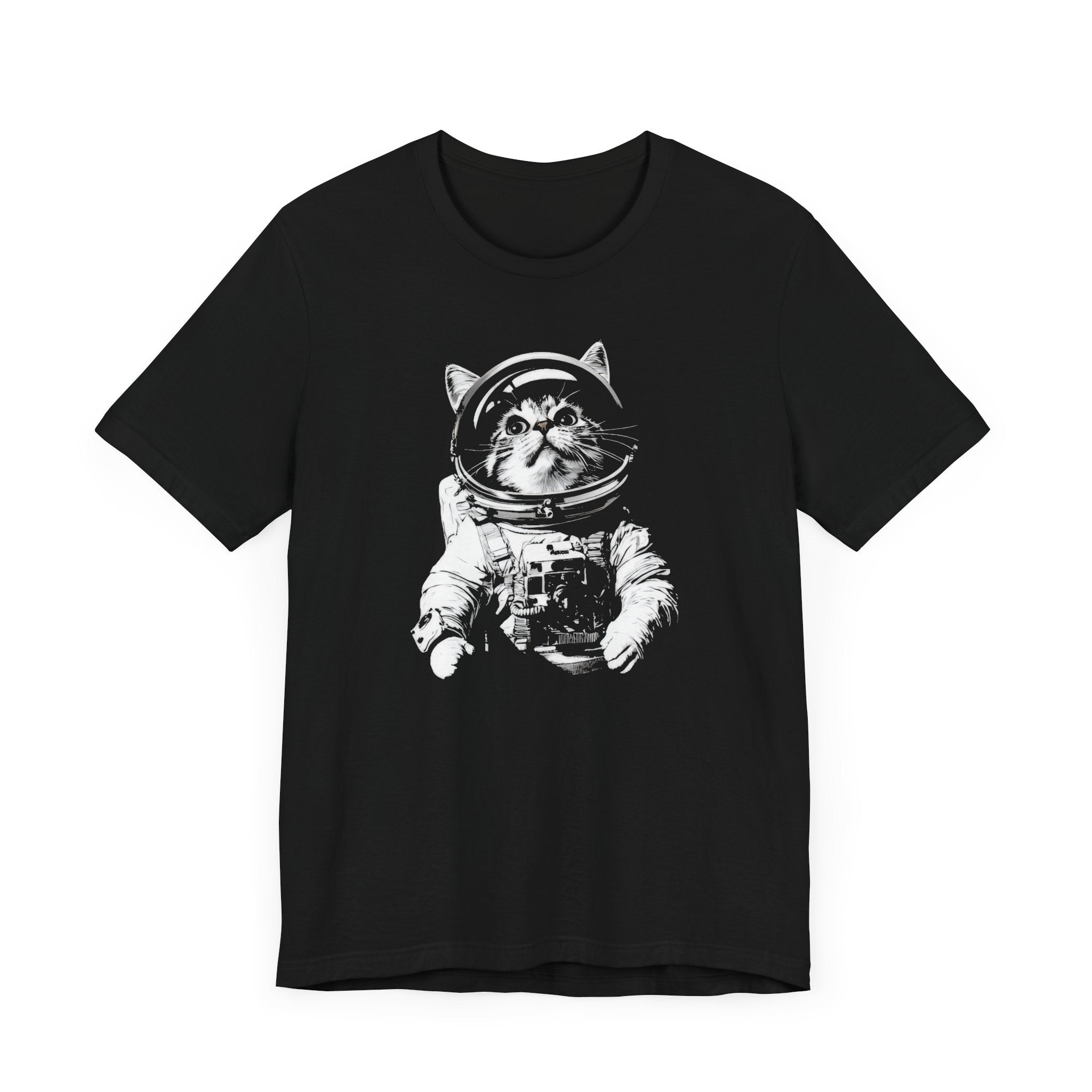 Space Cat Astronaut T-Shirt
