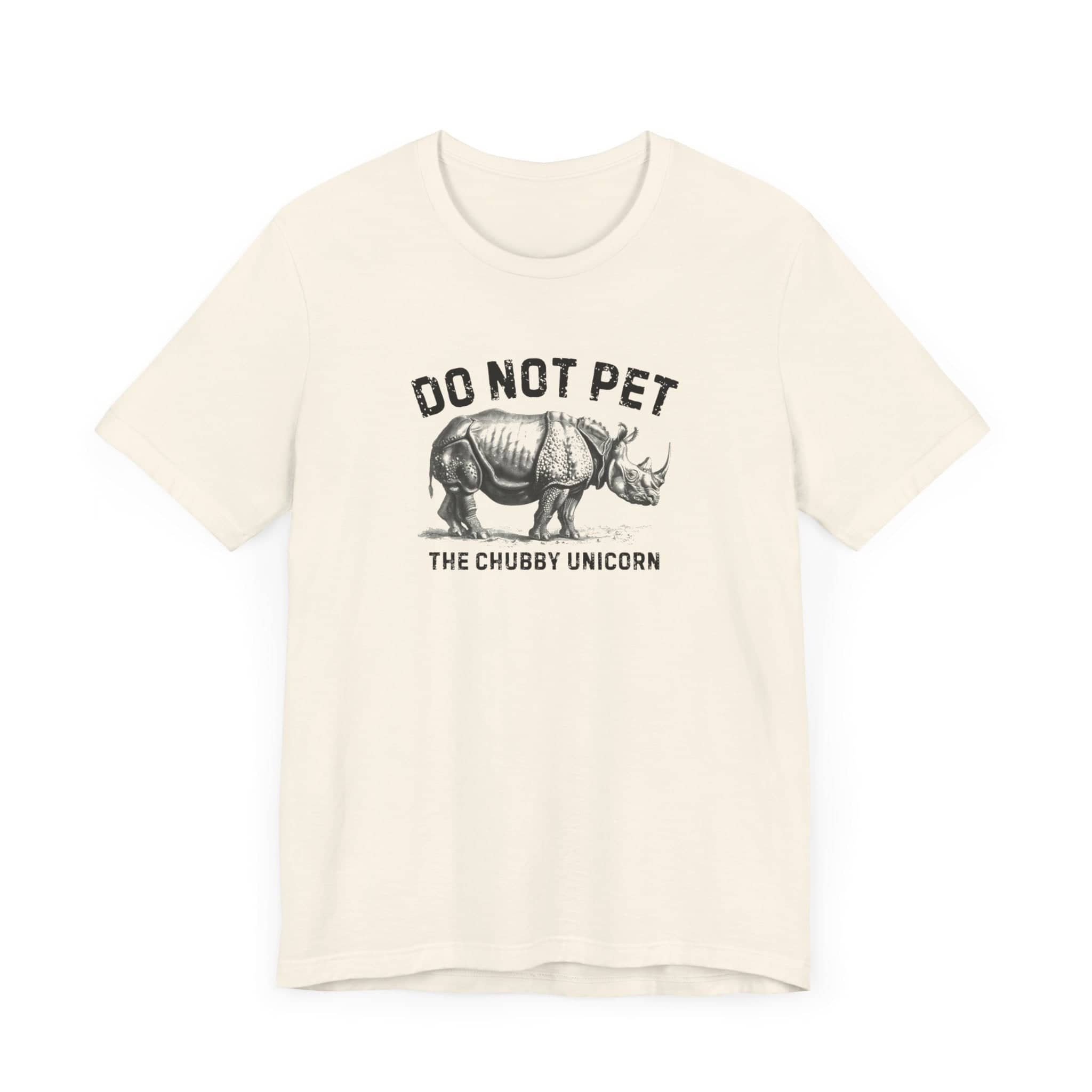 Do Not Pet The Chubby Unicorn Shirt Funny Rhino Lover Tee