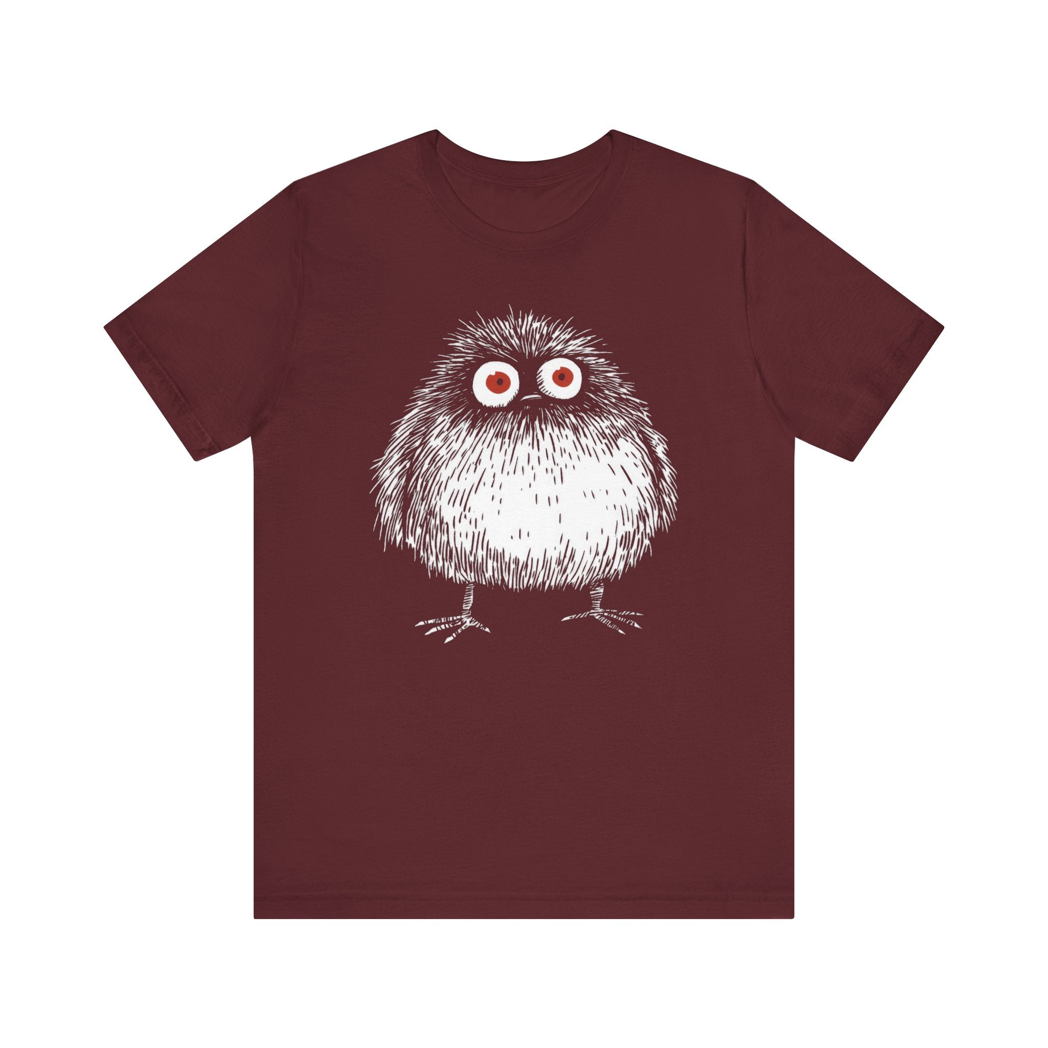 Wide-Eyed Fluffy Creature Graphic Tee