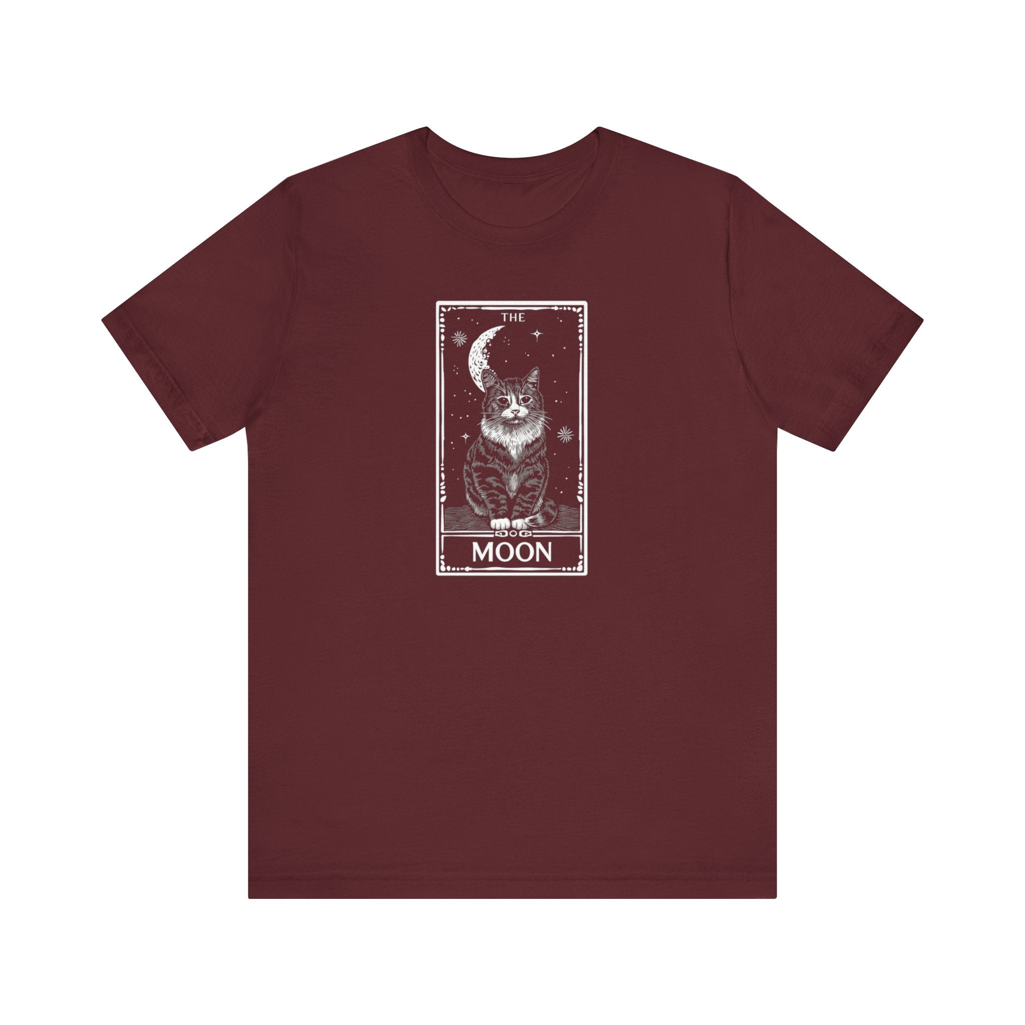 The Moon Tarot Cat T-Shirt