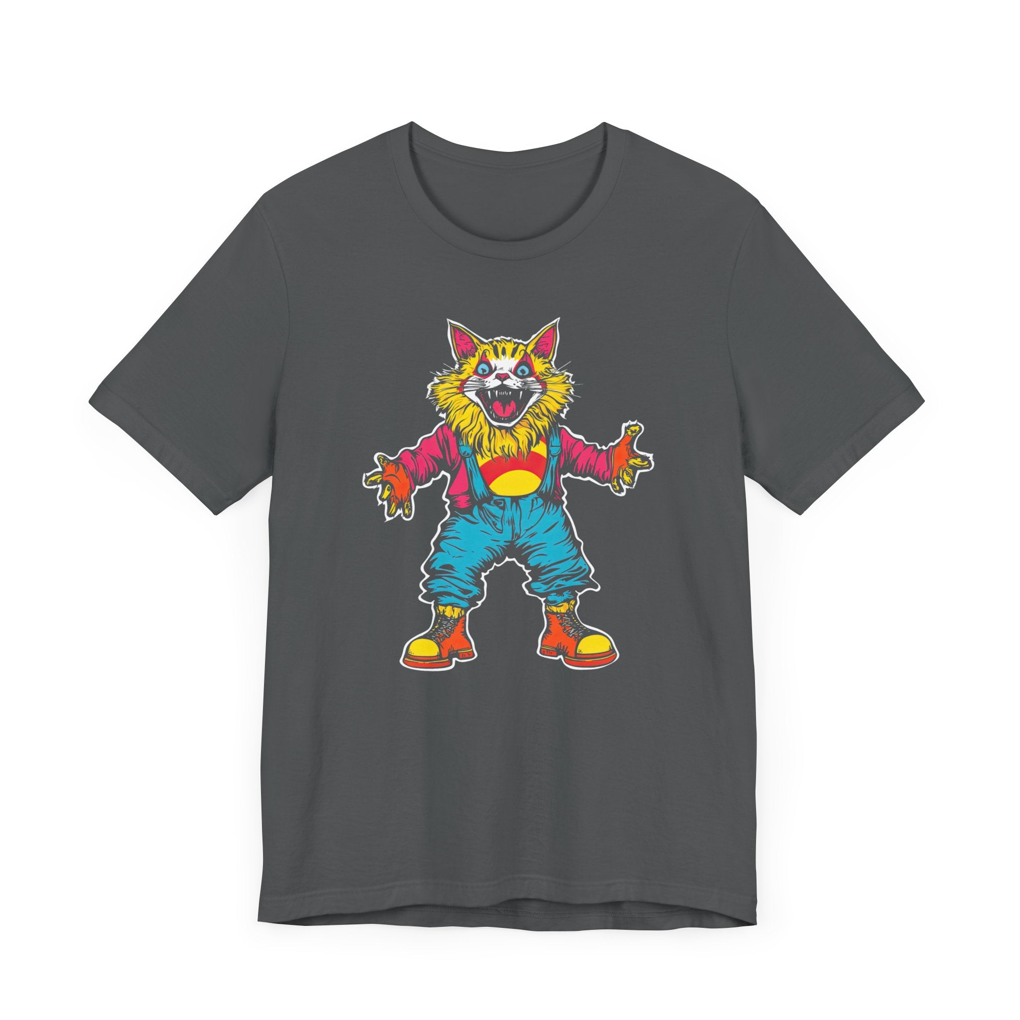 Colorful Clown Cat T-Shirt
