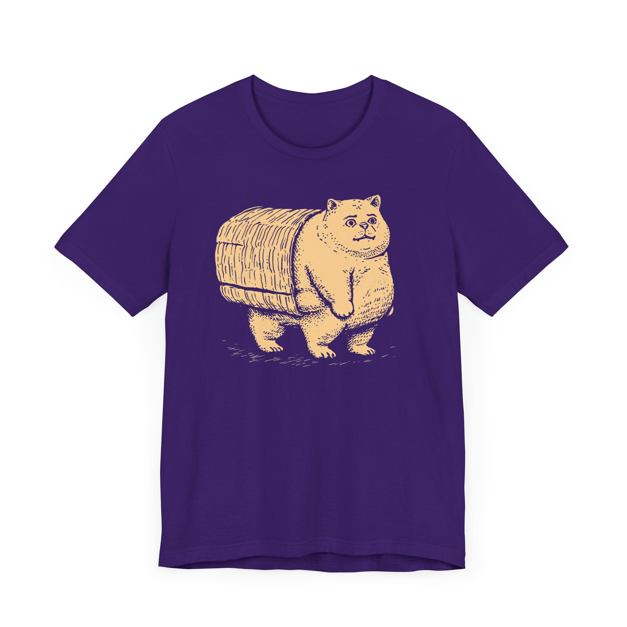 Cat Carrying Basket Graphic Tee