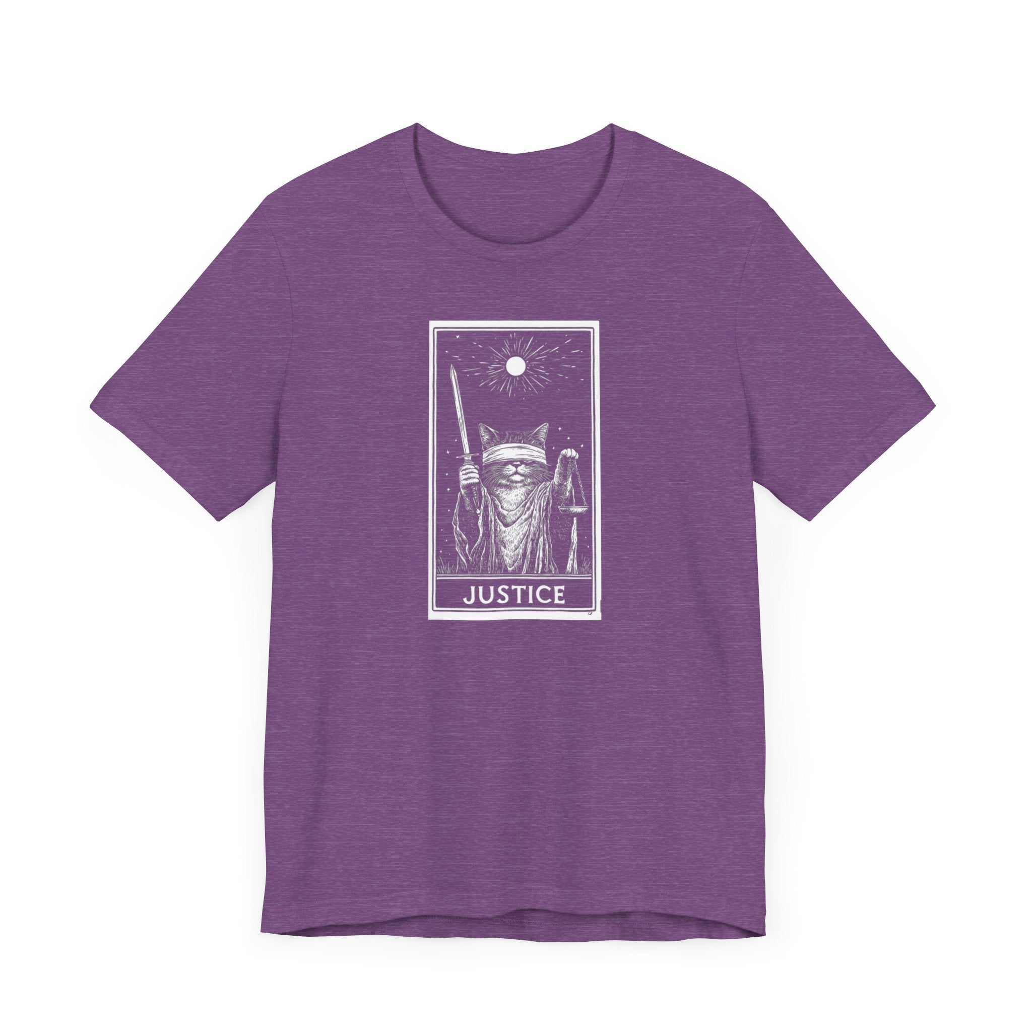 Justice Tarot Cat T-Shirt