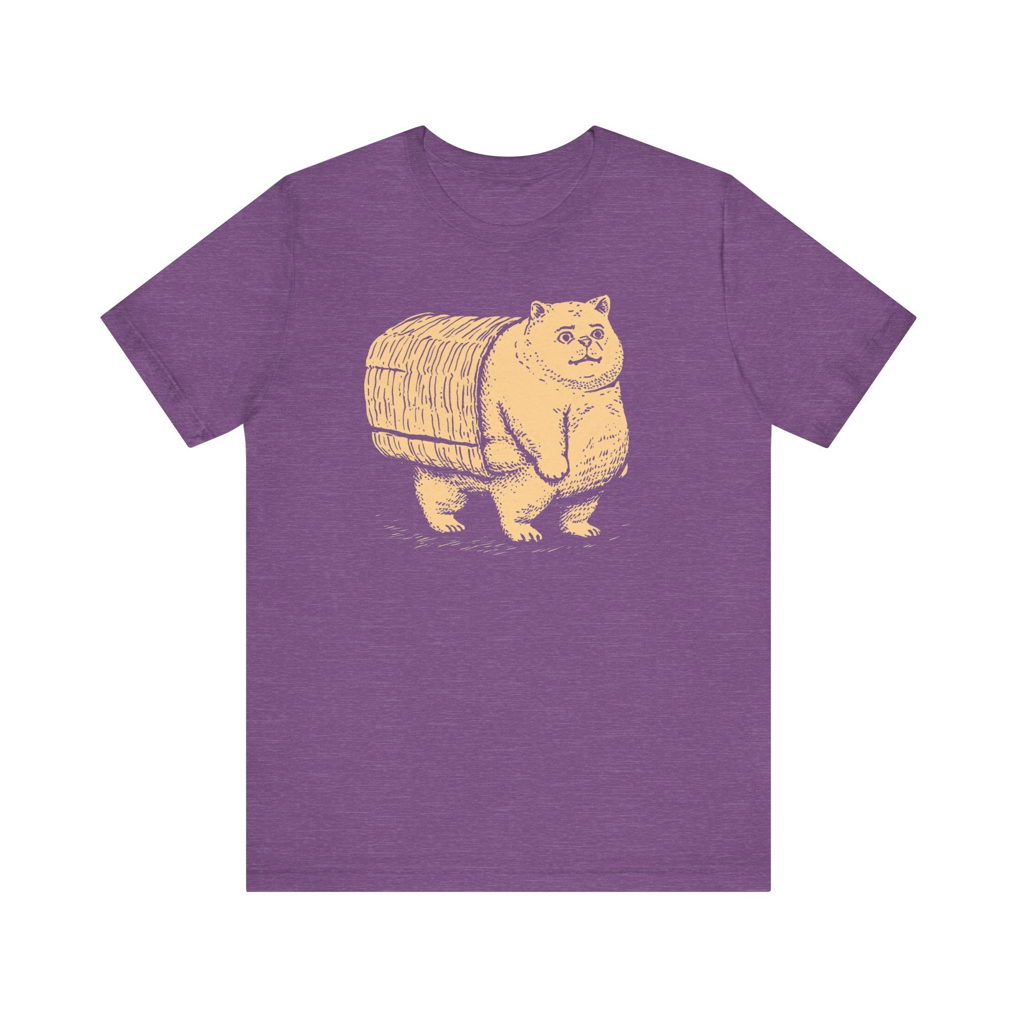 Cat Carrying Basket Graphic Tee