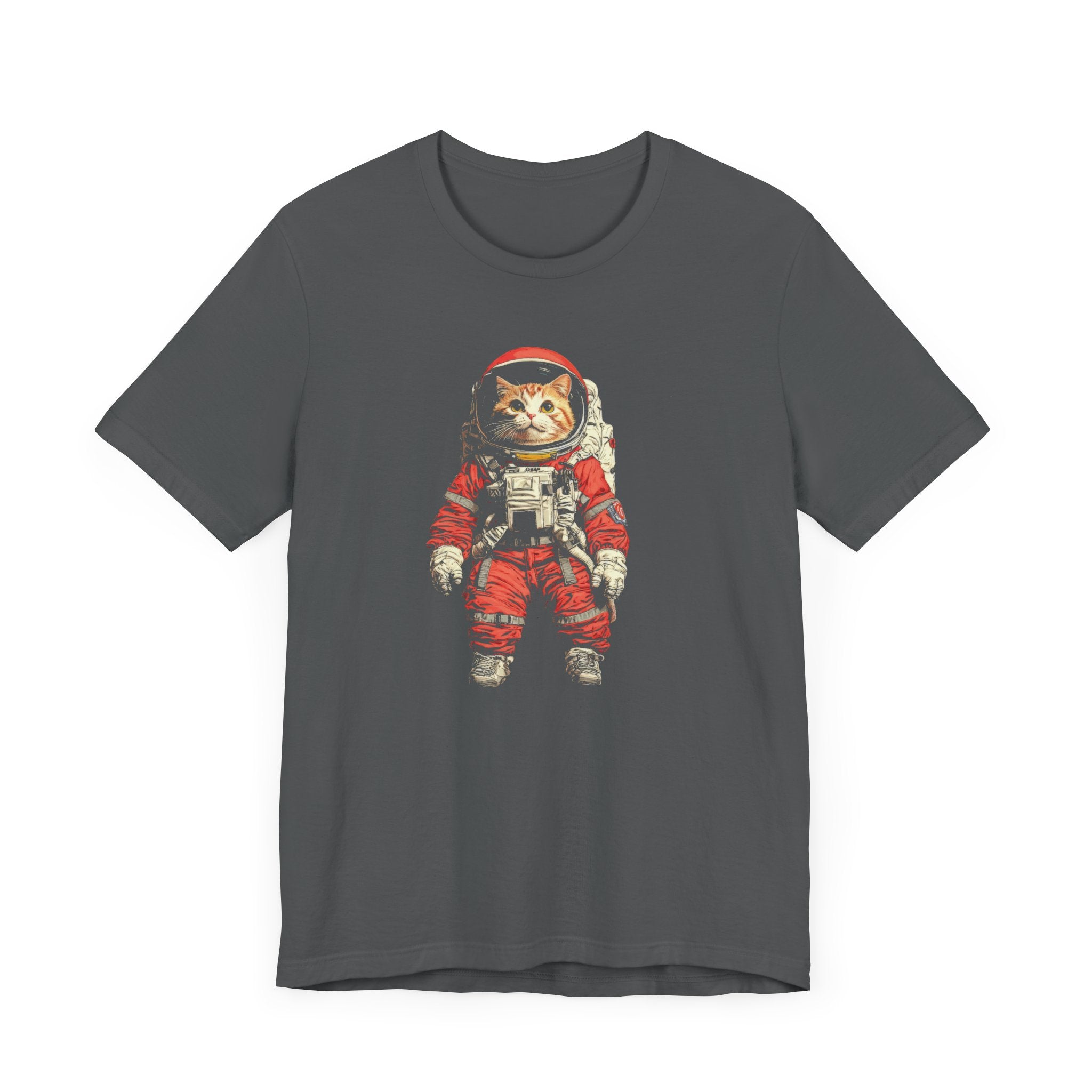 Courageous Cat Astronaut Graphic Tee