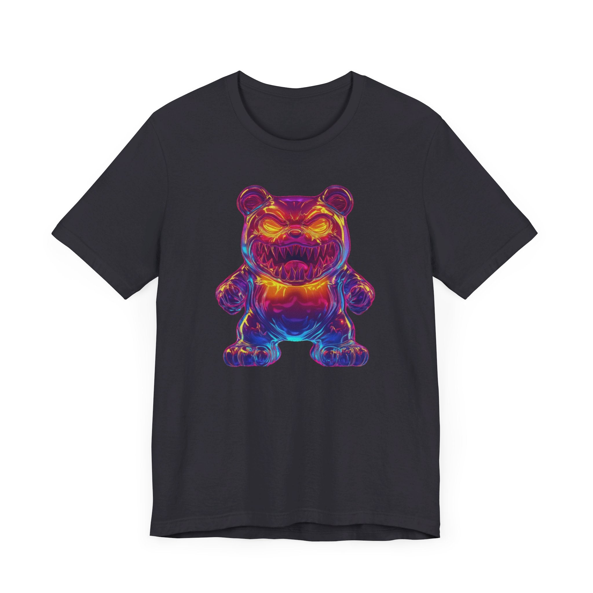 Neon Monster Bear T-Shirt Bold and Playful Design