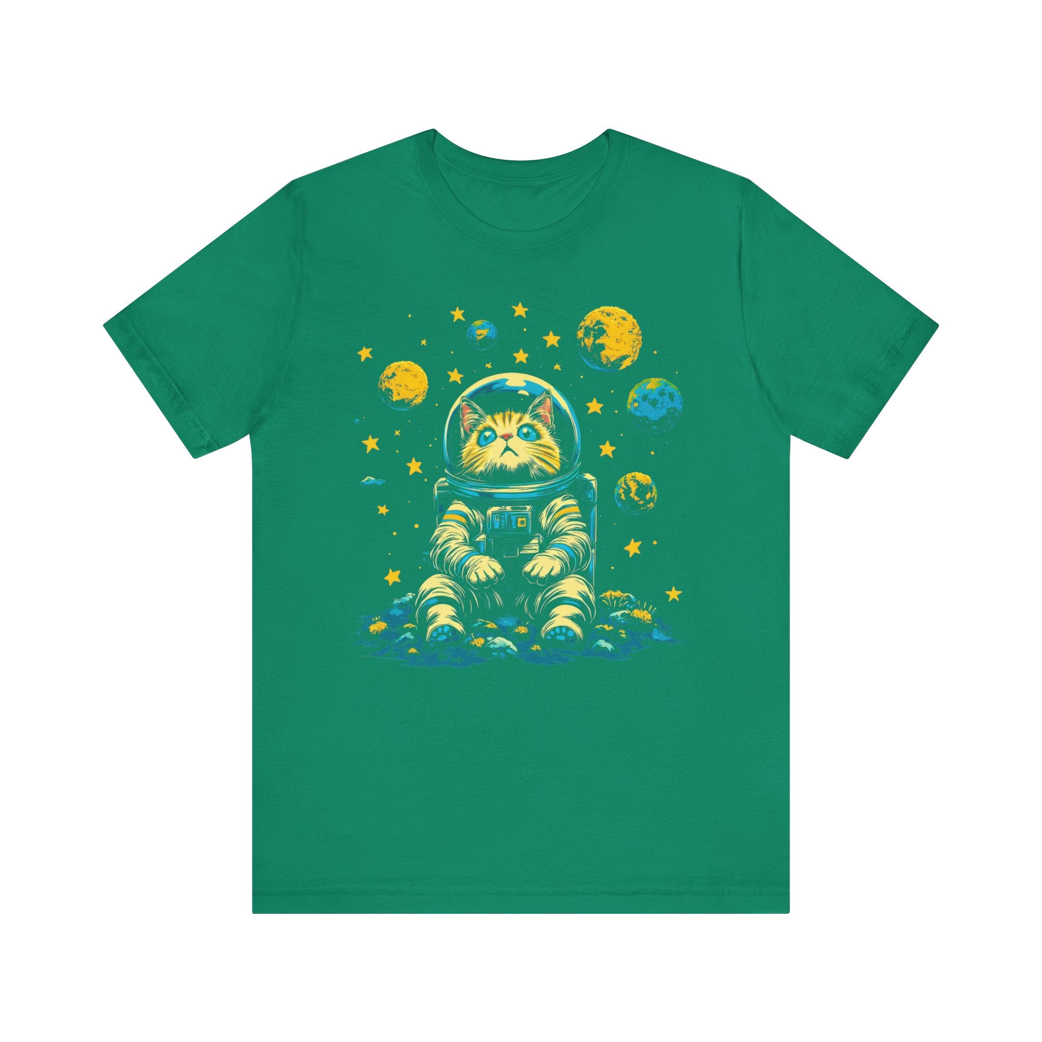 Cosmic Cat Astronaut T-Shirt