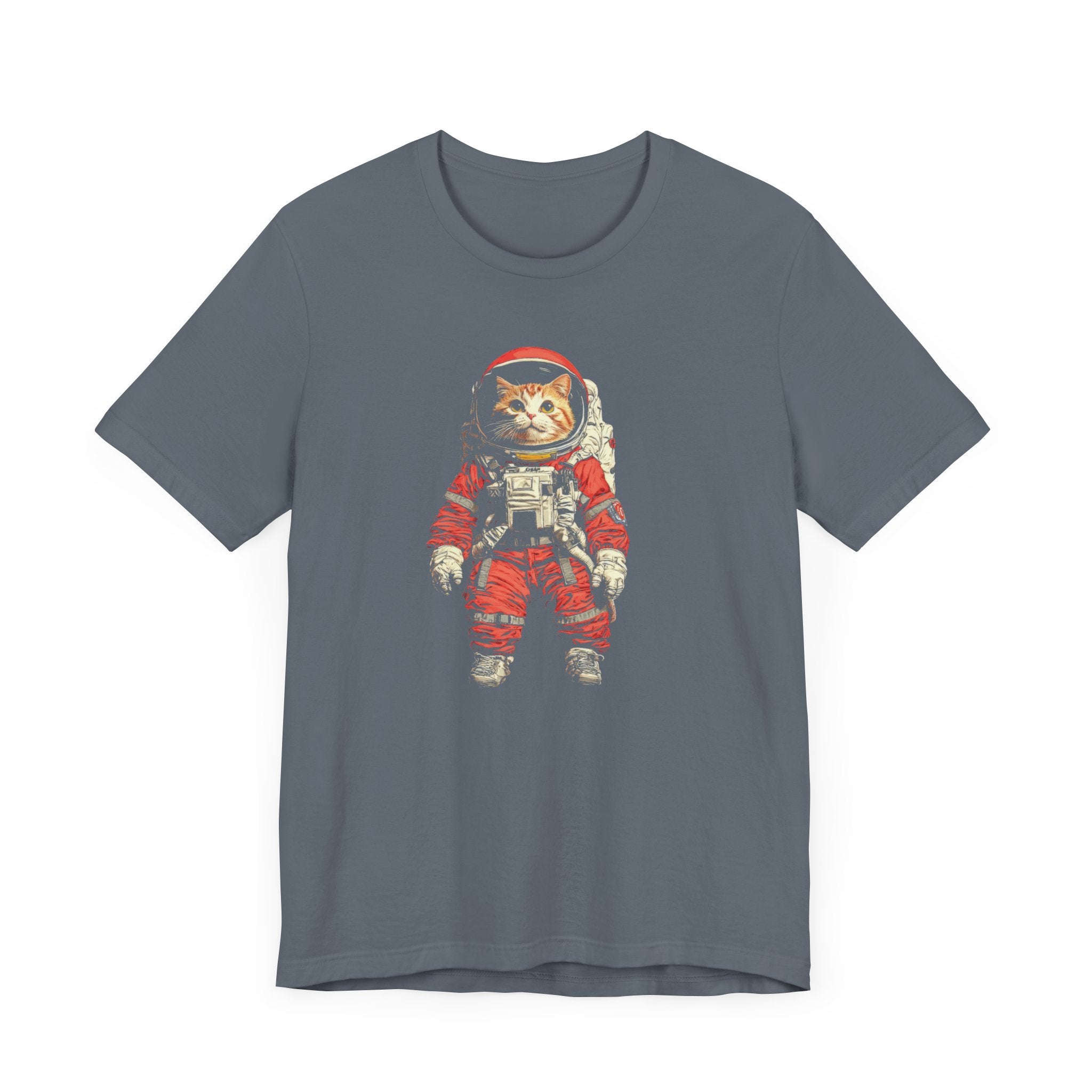 Courageous Cat Astronaut Graphic Tee