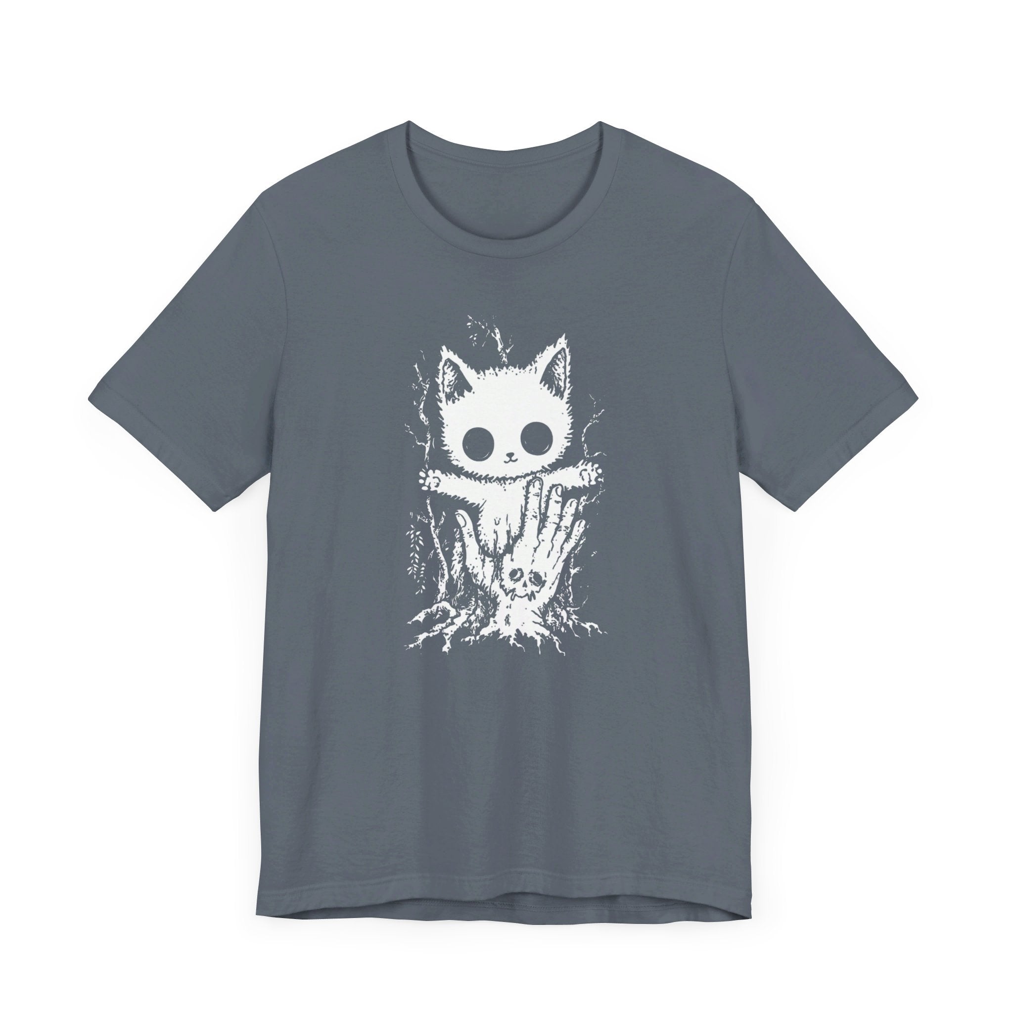 Creepy Cute Cat T-Shirt Spooky and Adorable Design