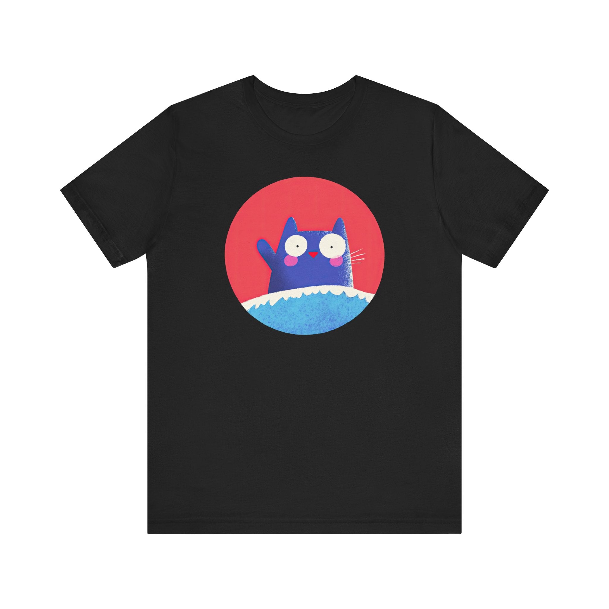 Whimsical Cat Graphic Tee