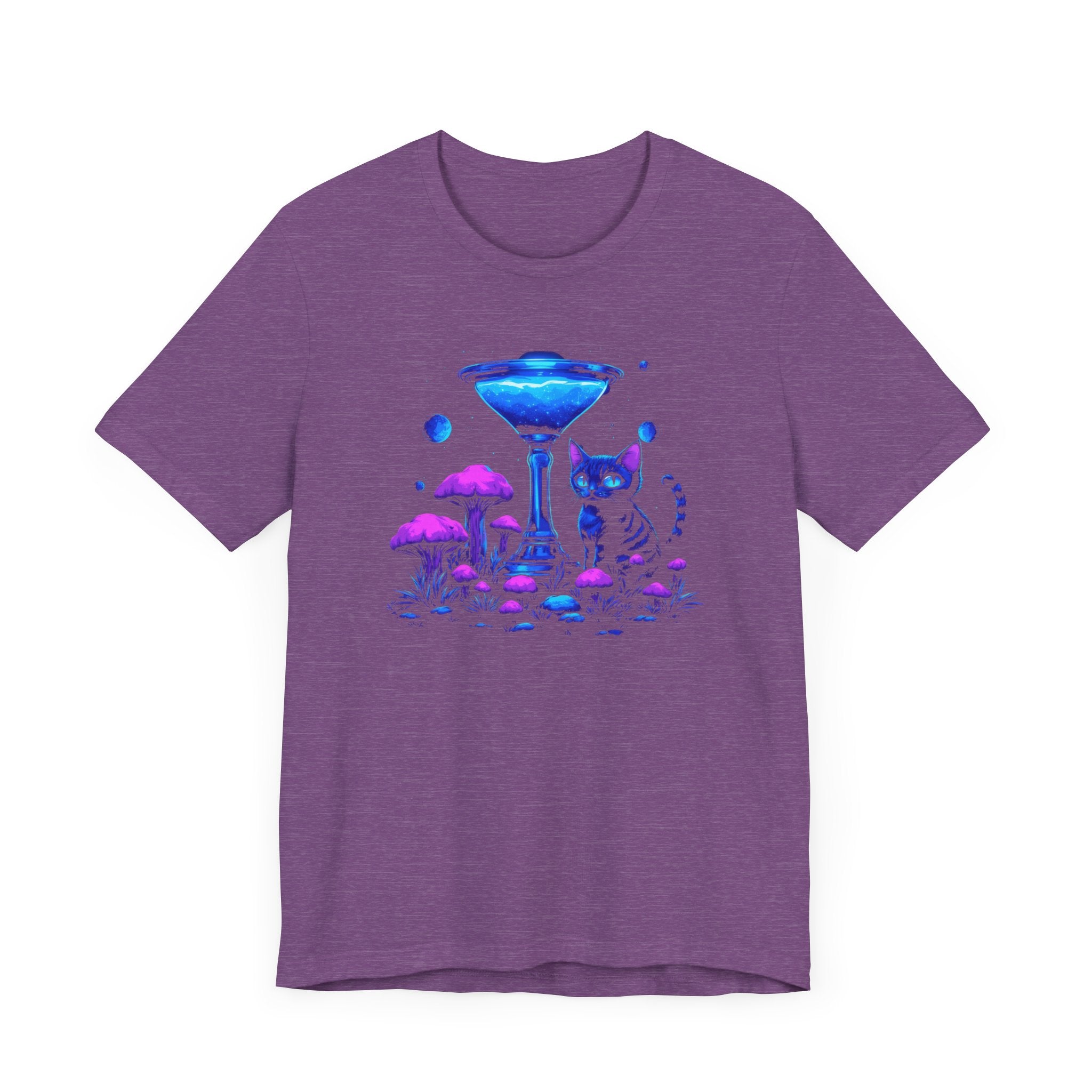 Mystical Neon Cat T-Shirt